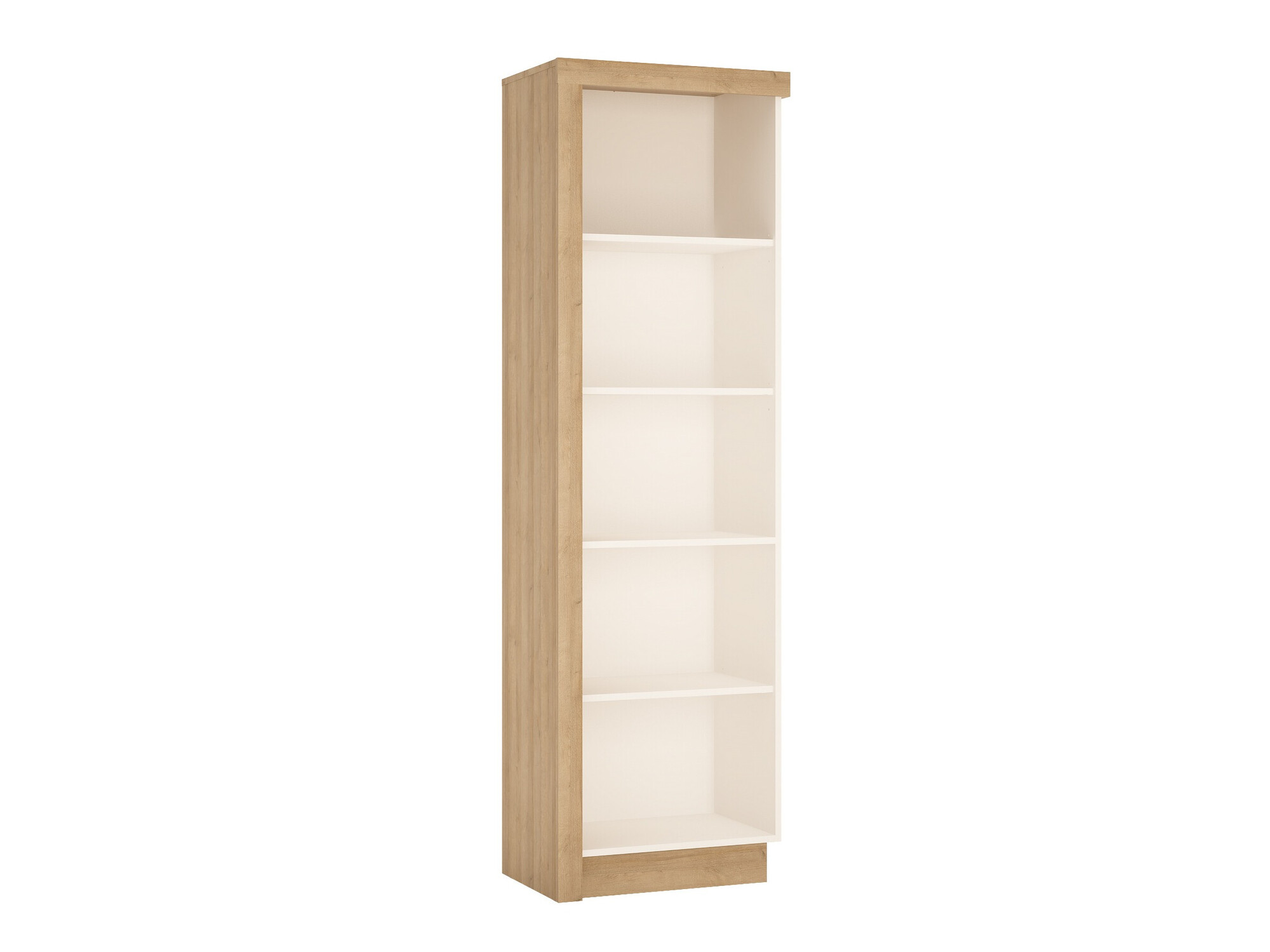 Estante Feldeli 129 (Branco + Carvalho)