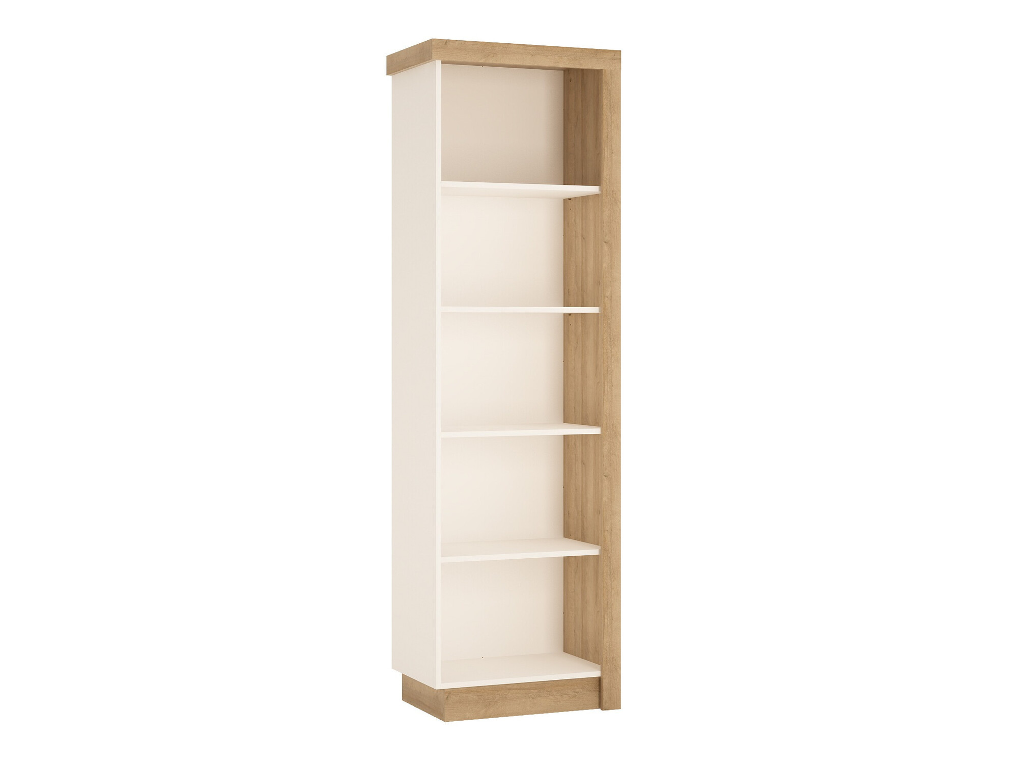 Estante Feldeli 129 (Branco + Carvalho)