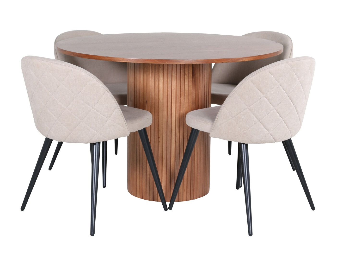 Conjunto para refeições Dallas 3071 (Bege + Preto)