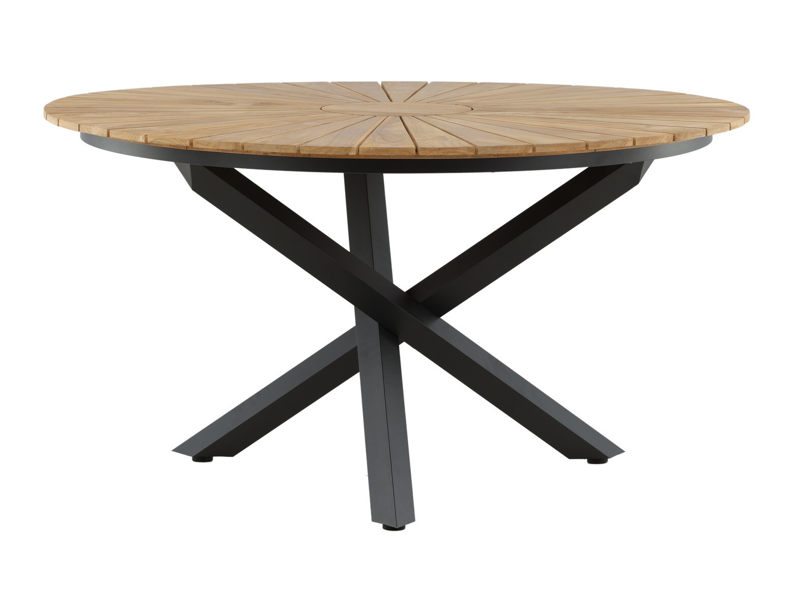 Mesa para o exterior Dallas 5223 (Preto + Teca)
