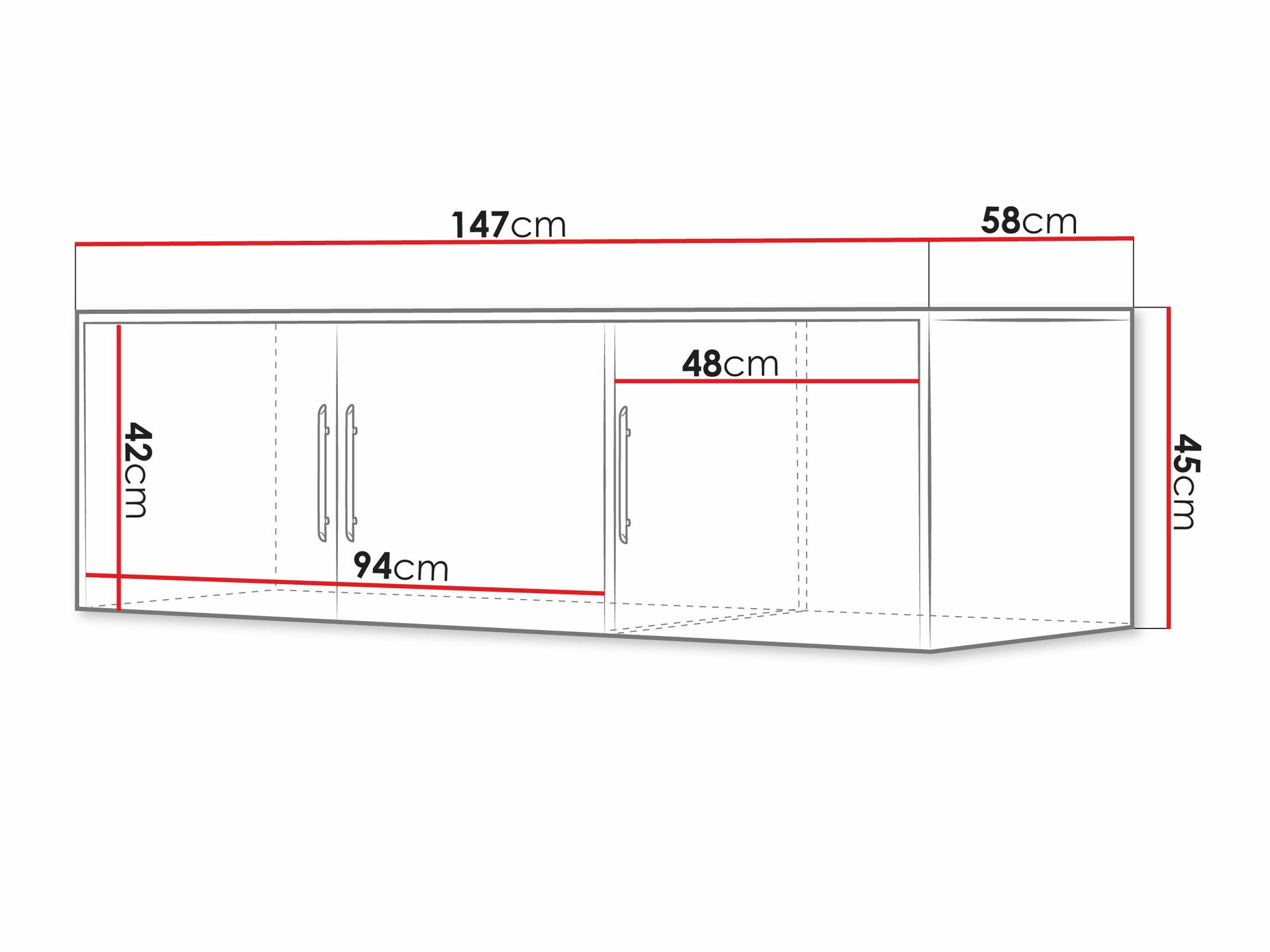 Aparador Dortivu I (Carvalho sonoma)