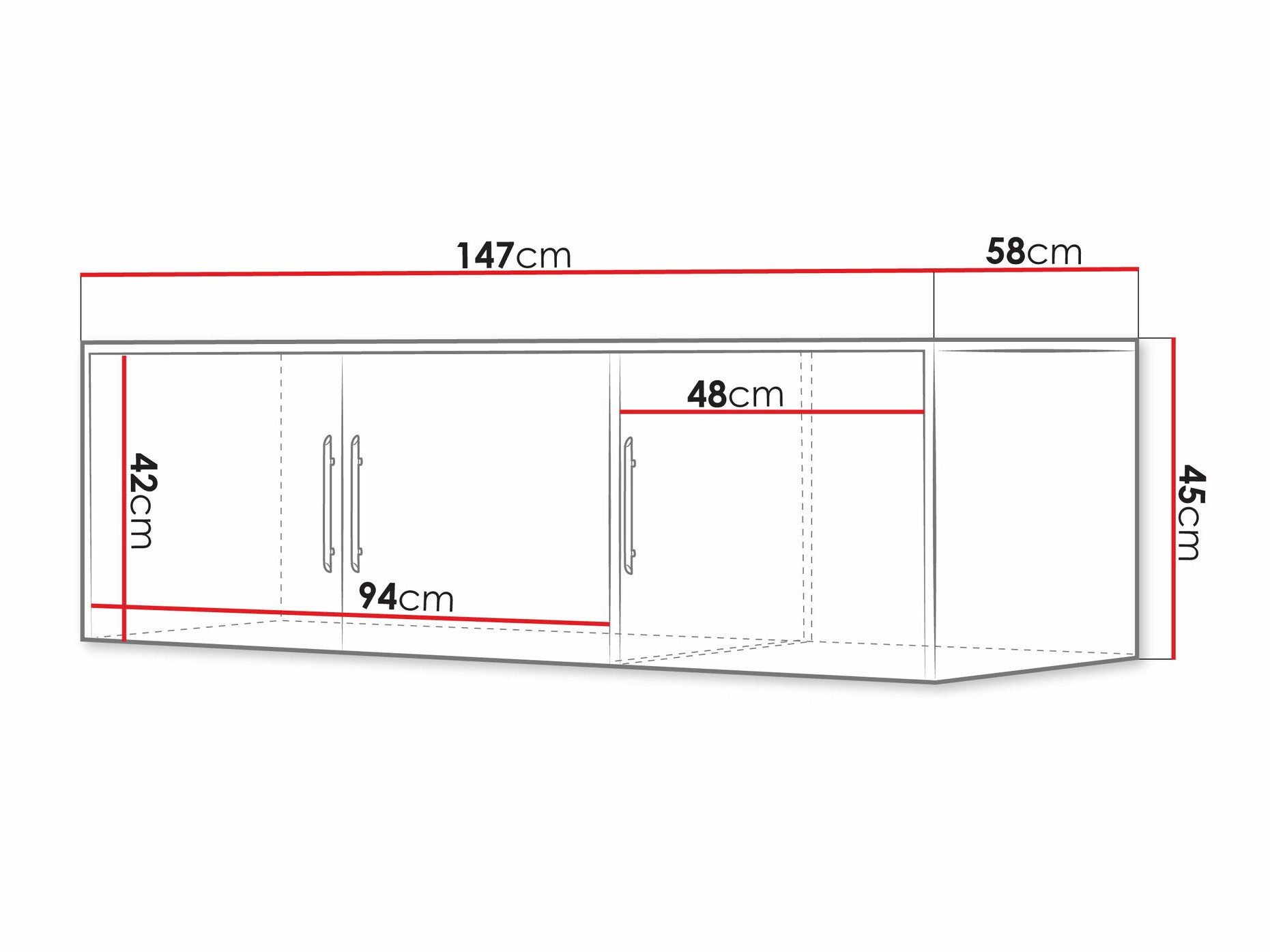 Roupeiro Dortivu 153 (Branco)