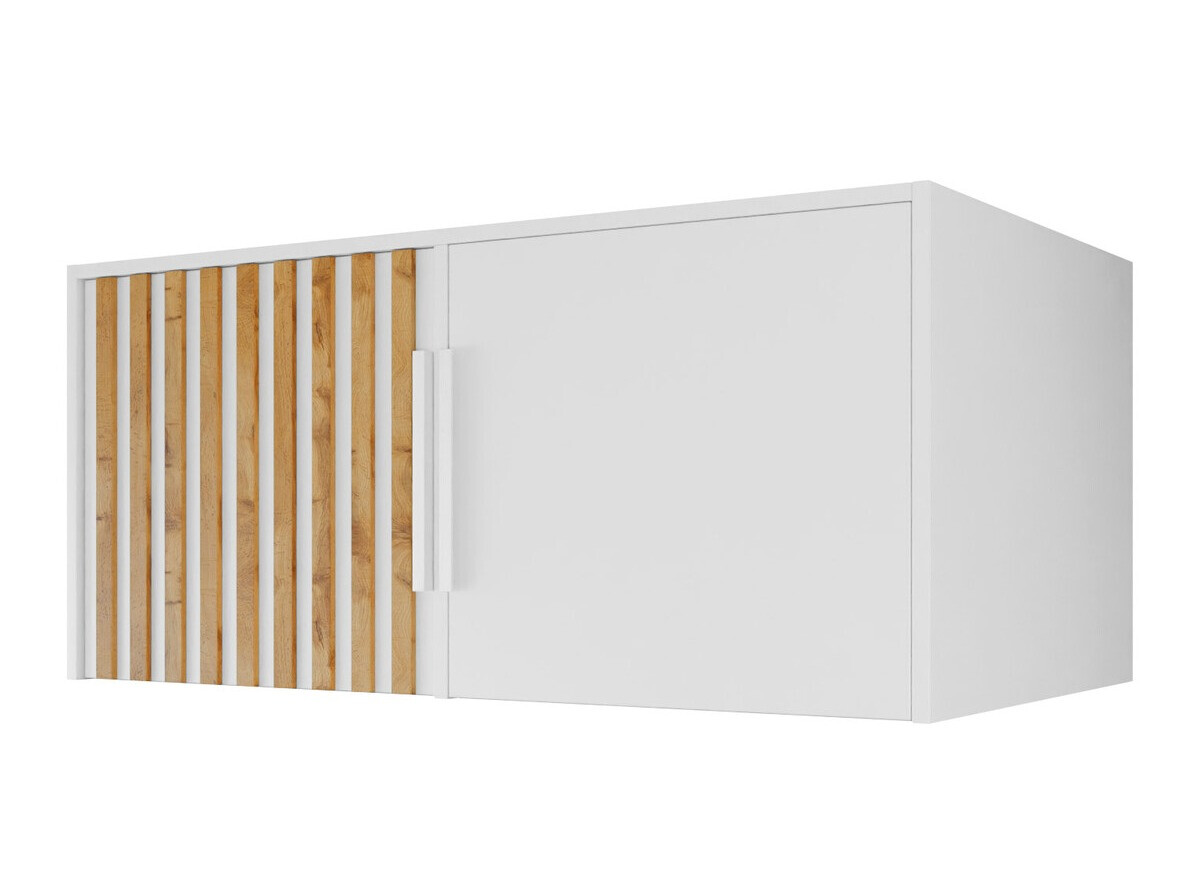 Aparador Collis (Branco + Carvalho wotan)