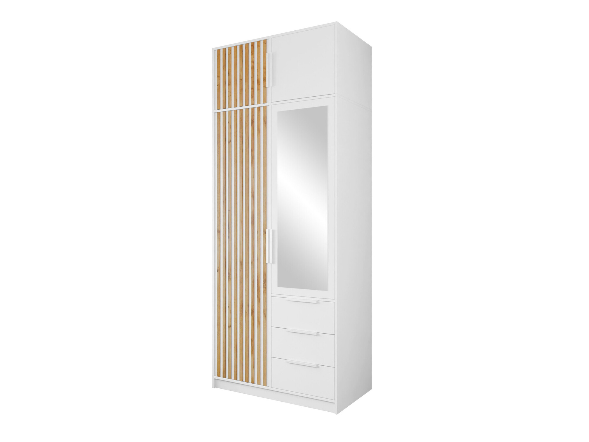 Roupeiro Collis (Branco + Carvalho wotan)