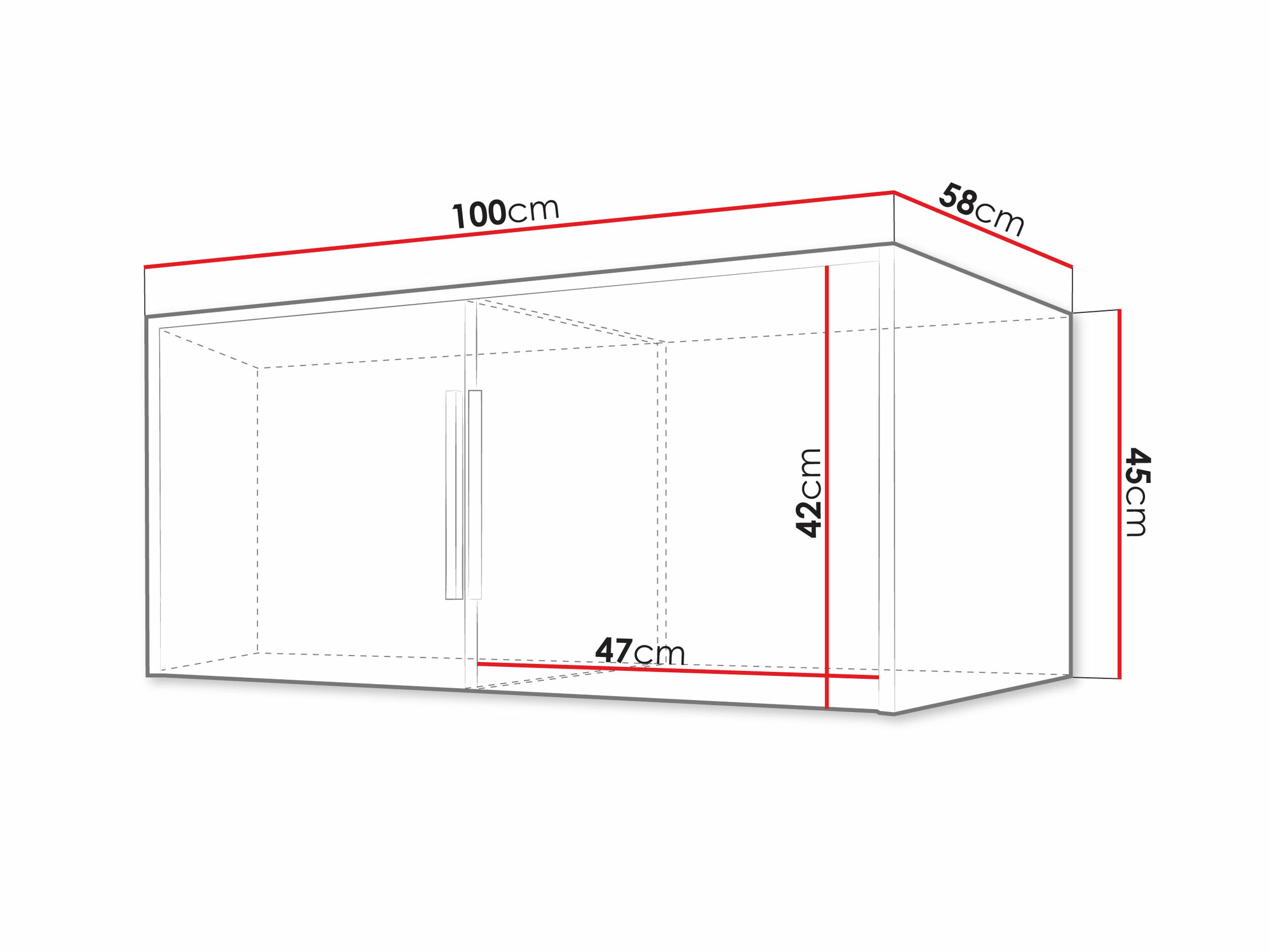 Roupeiro Collis (Carvalho wotan + Preto)