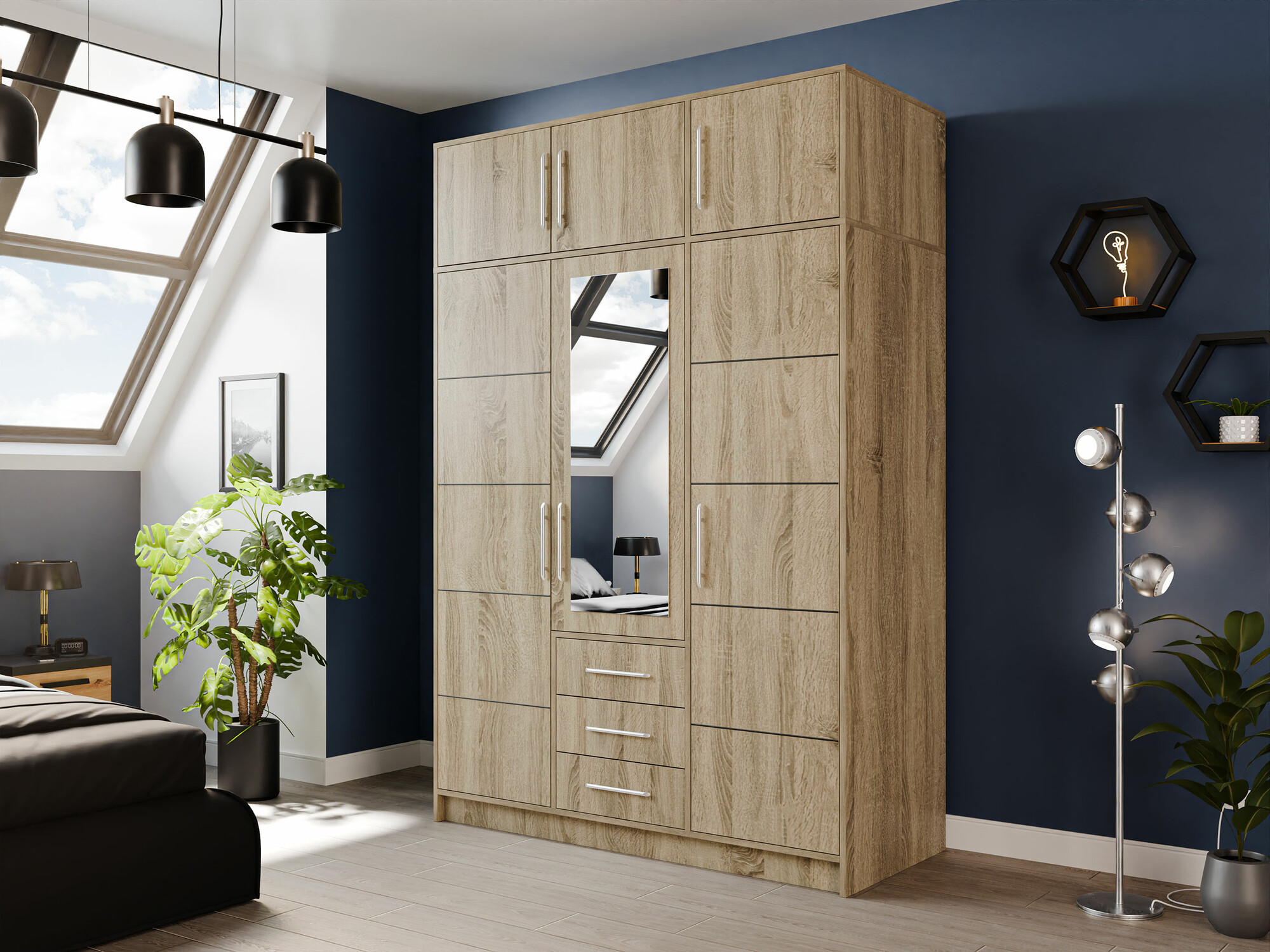 Aparador Dortivu I (Carvalho sonoma)