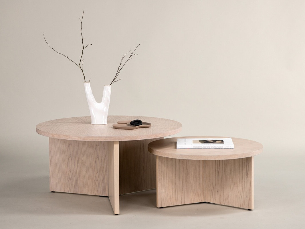 Conjunto de mesa de centro Dallas 4475 (Madeira clara)