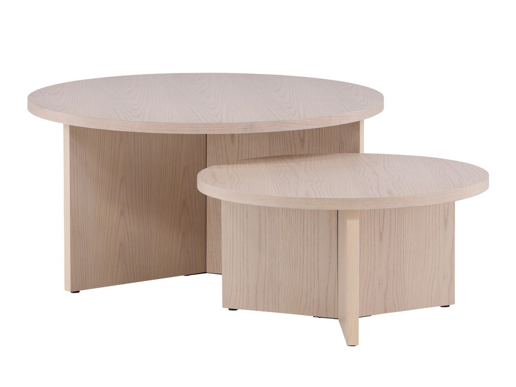 Conjunto de mesas de centro Dallas 4475 (Madeira clara)