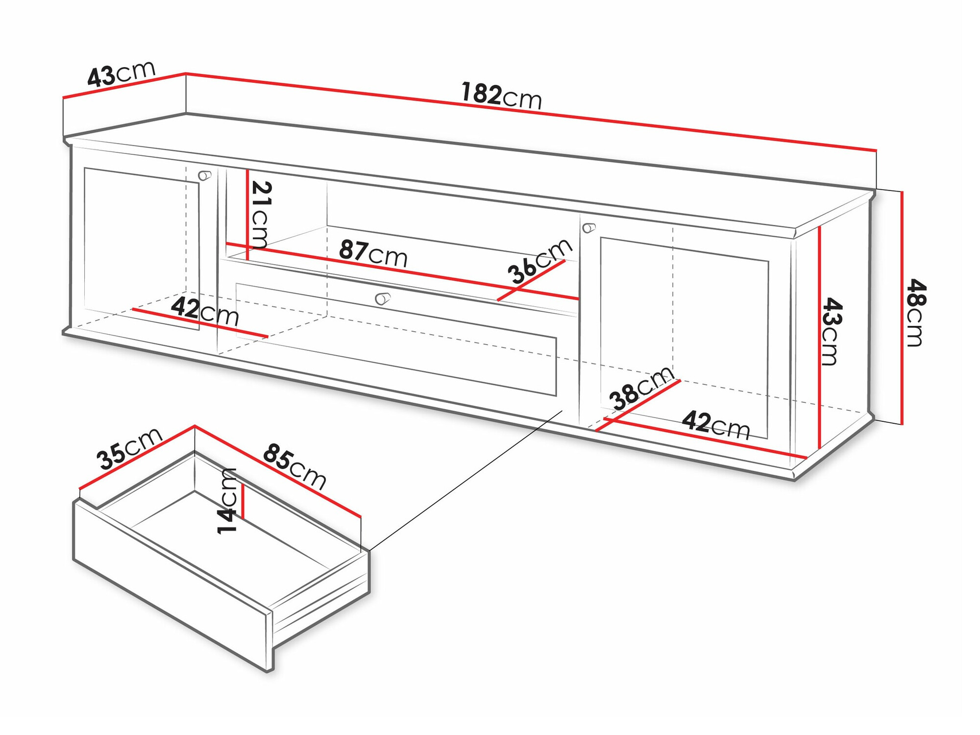 Móvel de TV Comfivo Custos