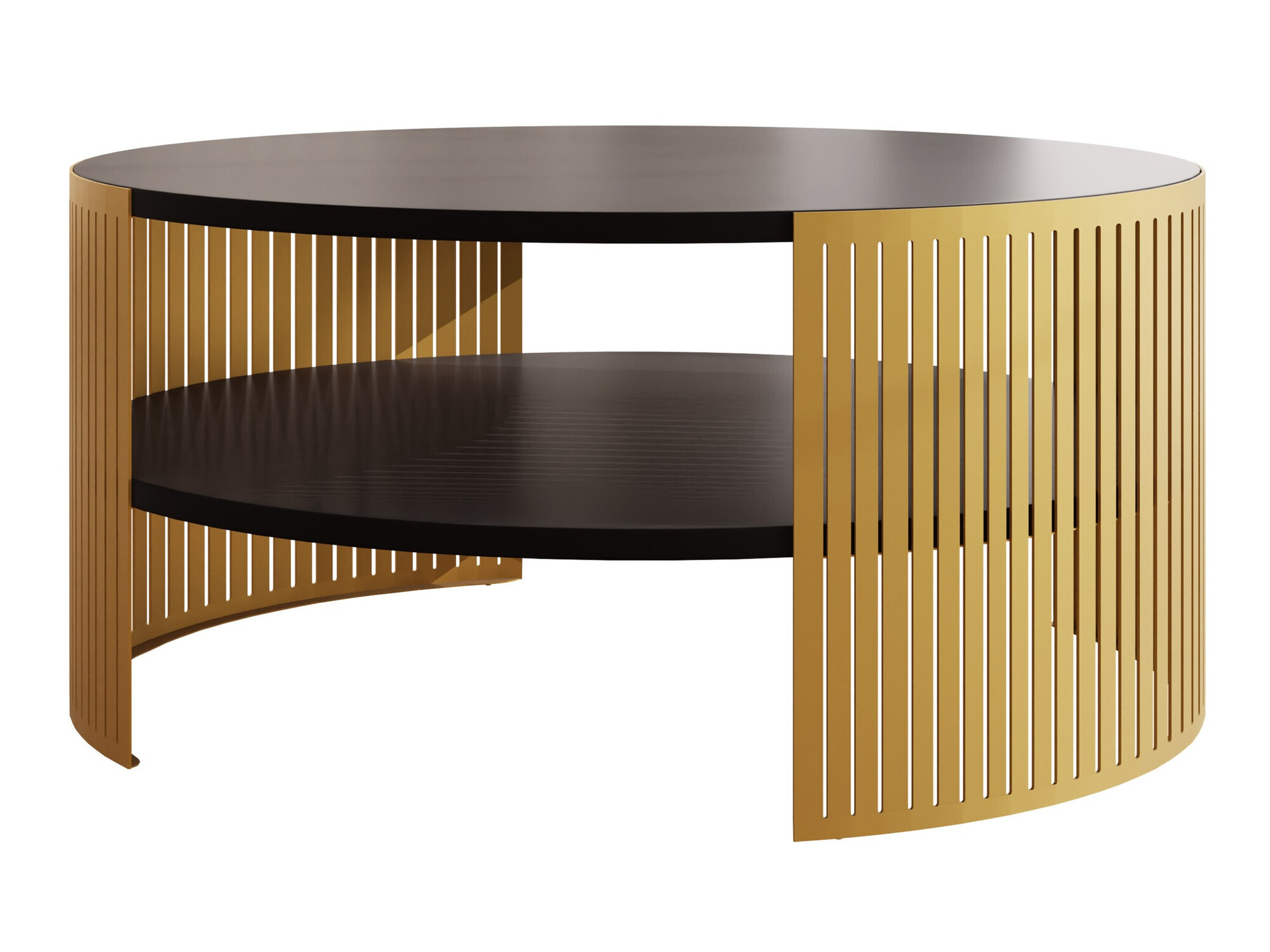 Mesa de centro Evanola 101 (Dourado + Preto)
