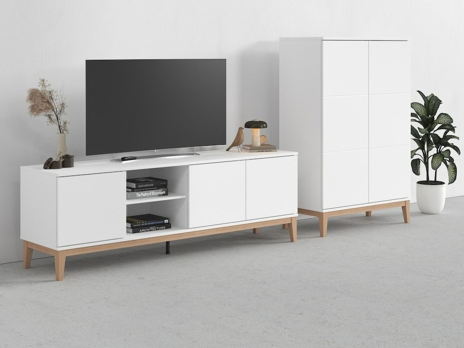 Conjunto para sala de estar Felmelo 103 (Branco)