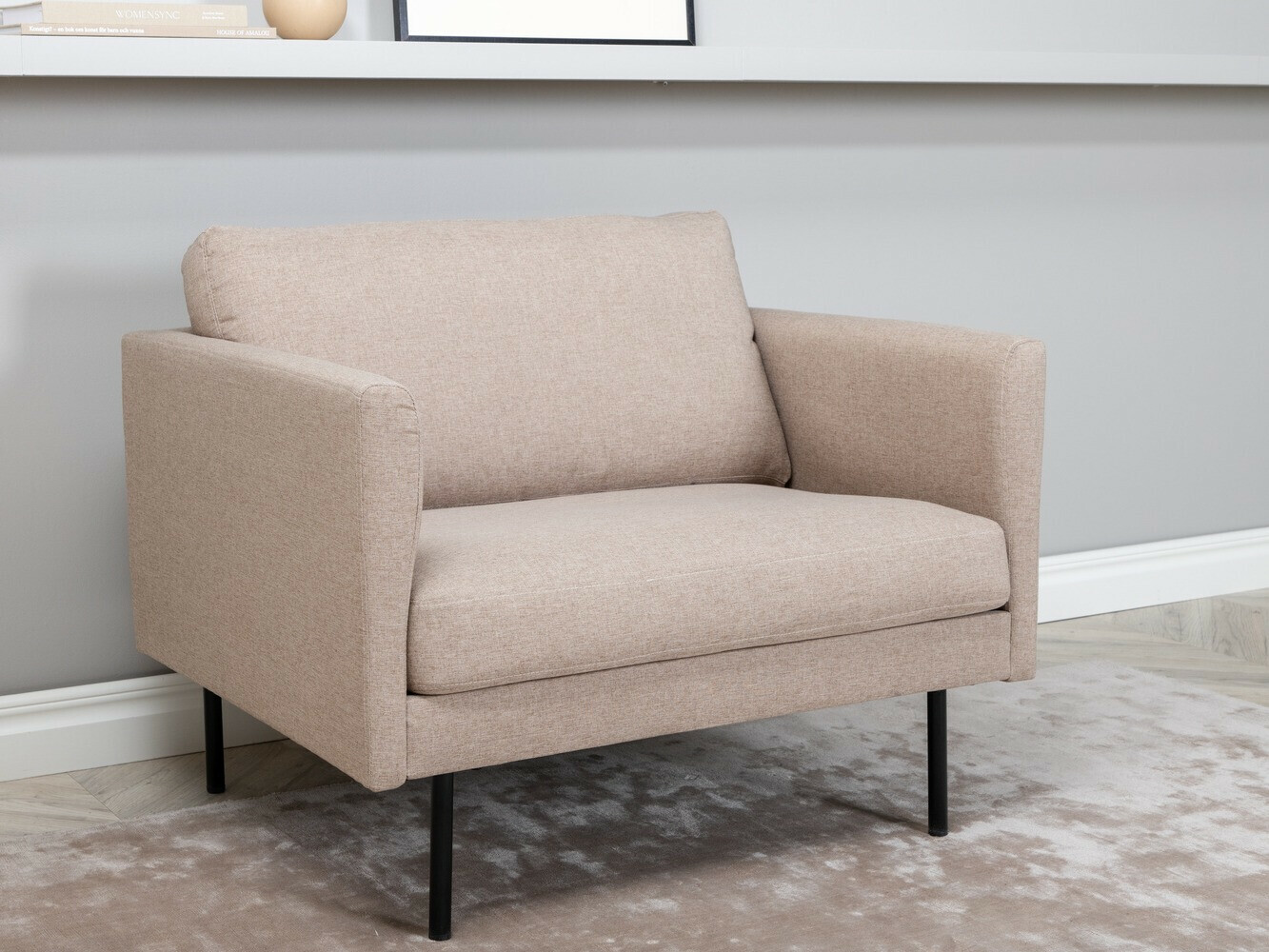 Poltrona Fercame 101 (Castanho + Preto)