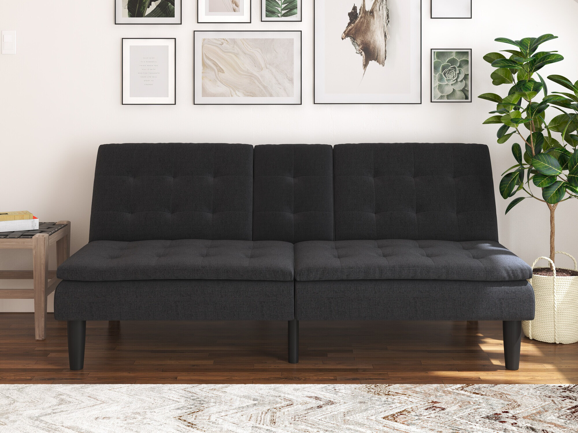 Sofá-cama Tulsa 682 (Antracite)