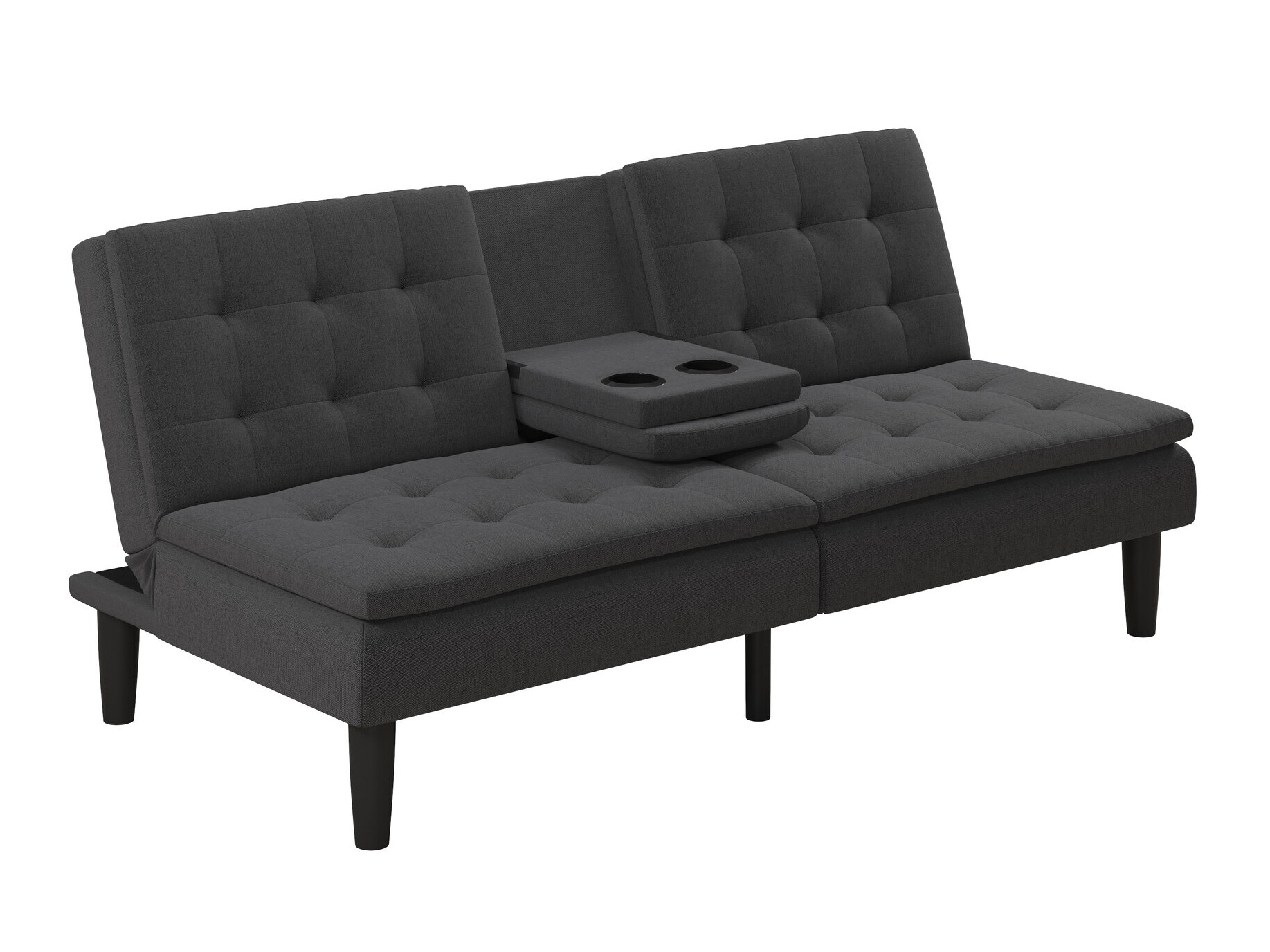 Sofá-cama Tulsa 682 (Antracite)