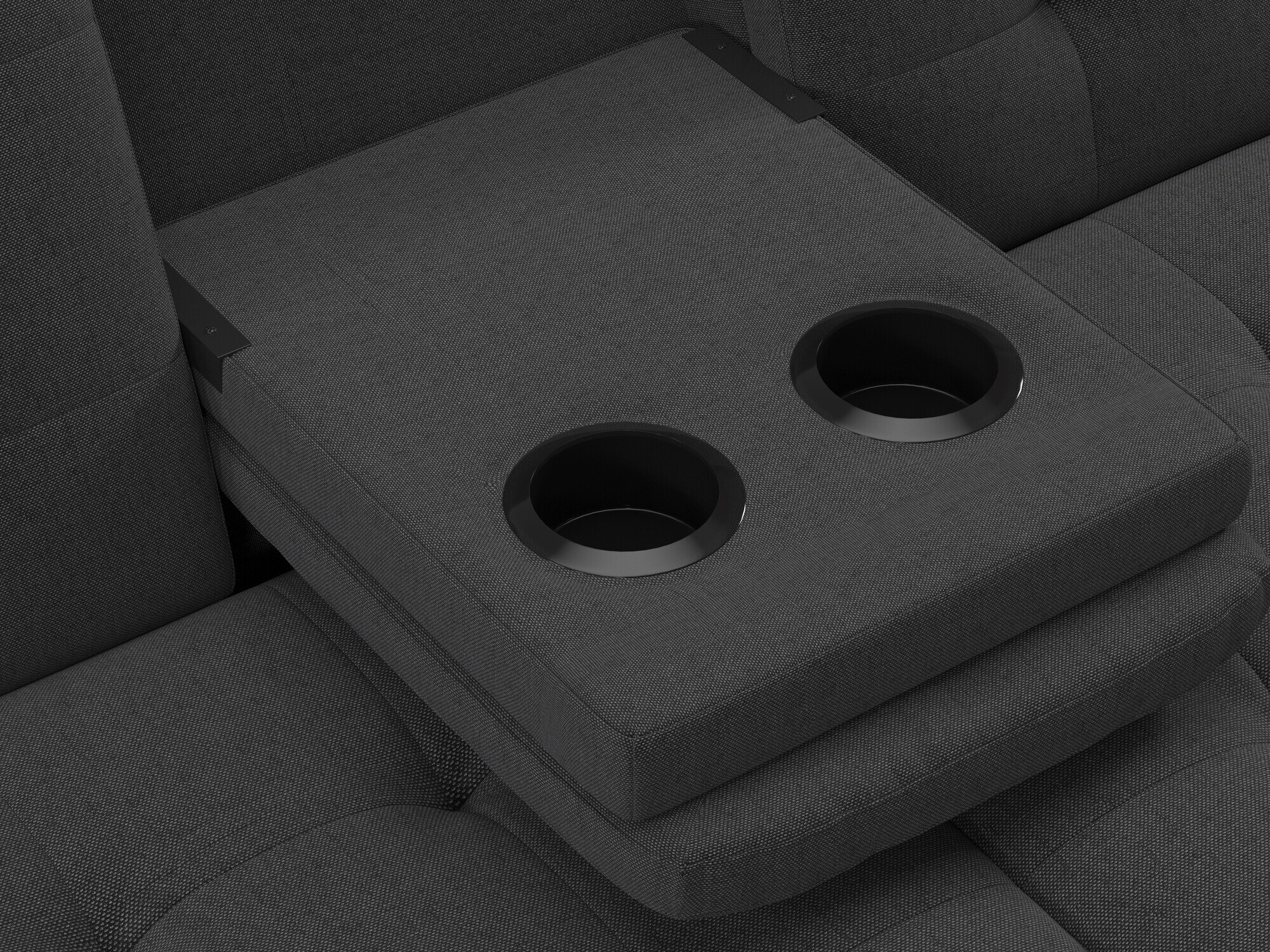 Sofá-cama Tulsa 682 (Antracite)