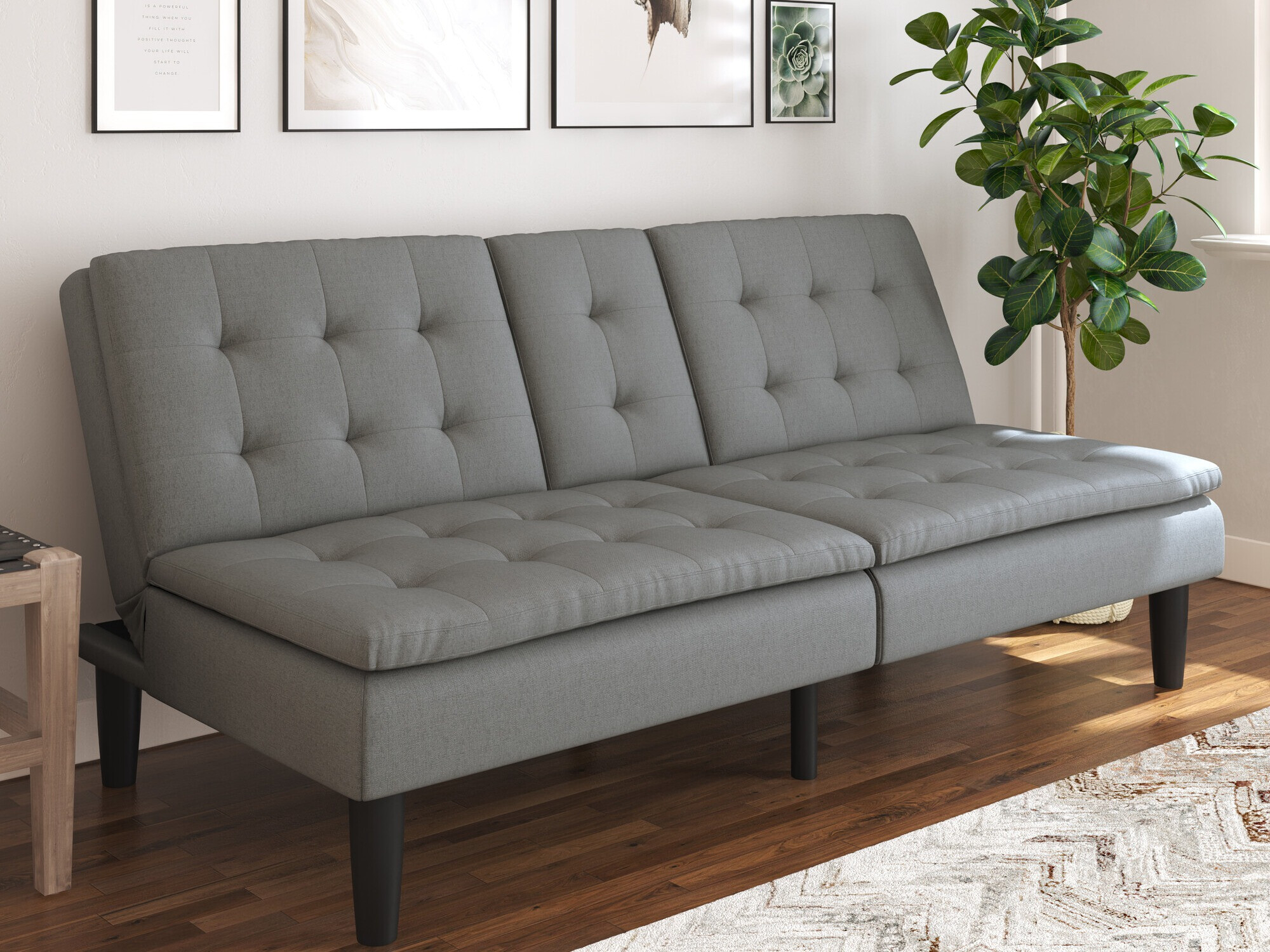 Sofá-cama Tulsa 682 (Cinzento)