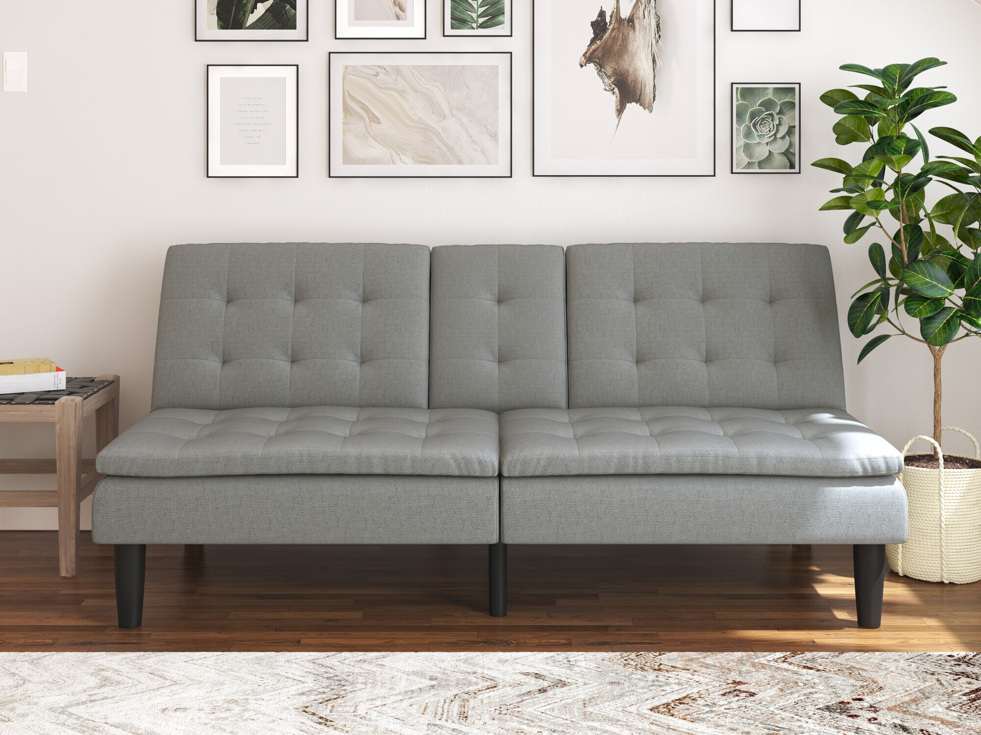 Sofá-cama Tulsa 682 (Cinzento)
