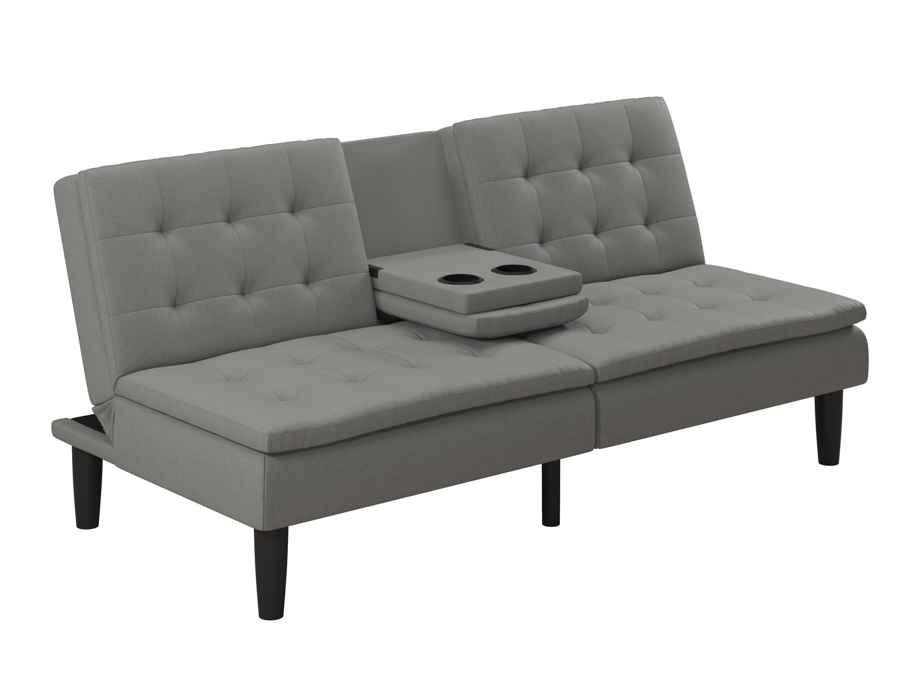 Sofá-cama Tulsa 682 (Cinzento)