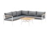 Conjunto de mobiliário para o exterior Dallas 525 (Branco + Cinzento)