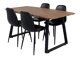 Conjunto para refeições Dallas 330 (Preto)