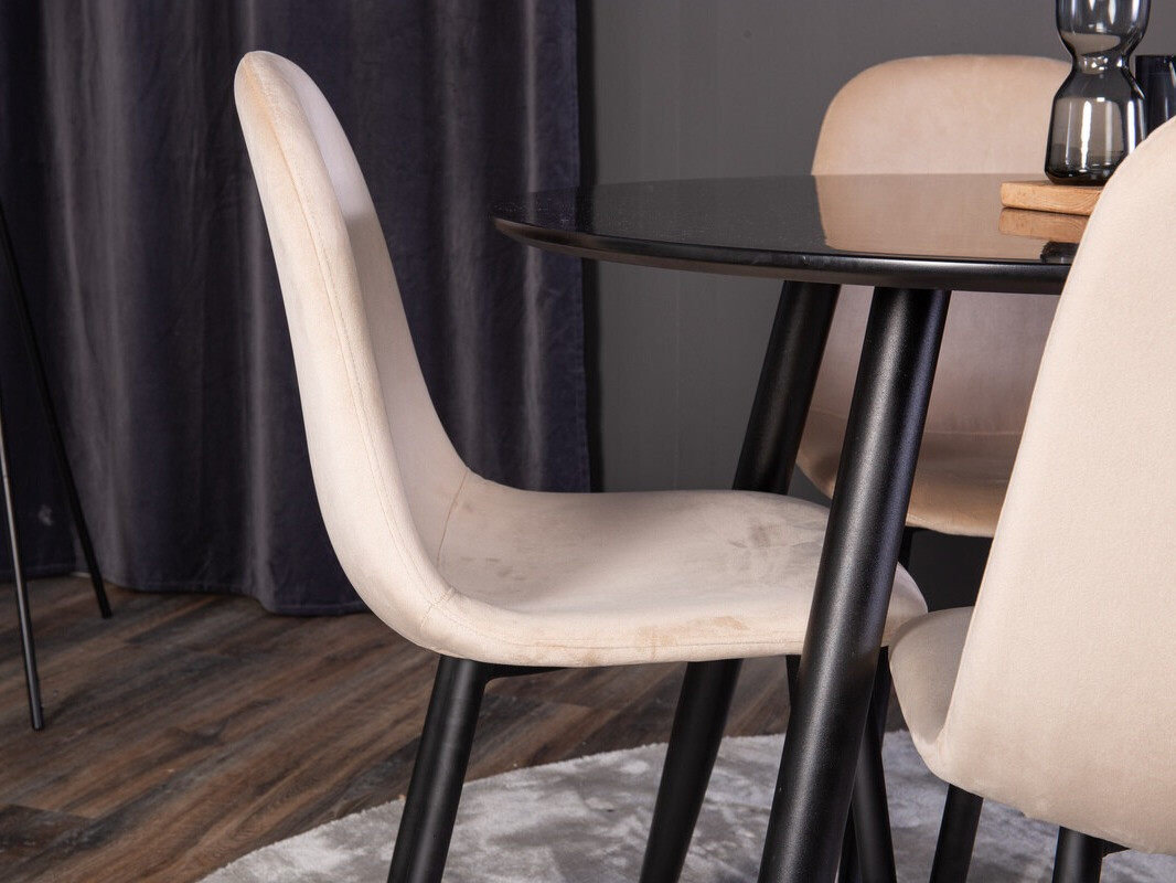 Conjunto para refeições Dallas 348 (Beige + Preto)