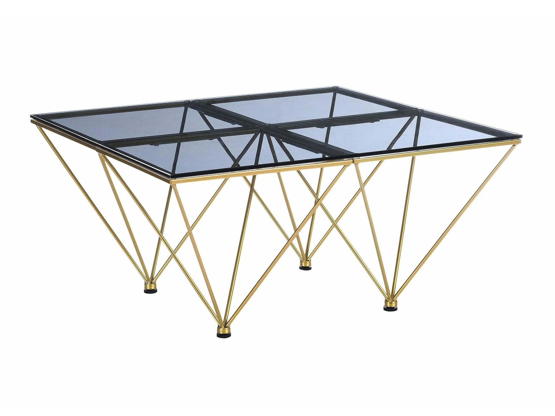 Mesa para revistas Riverton 777 (Preto + Dourado)