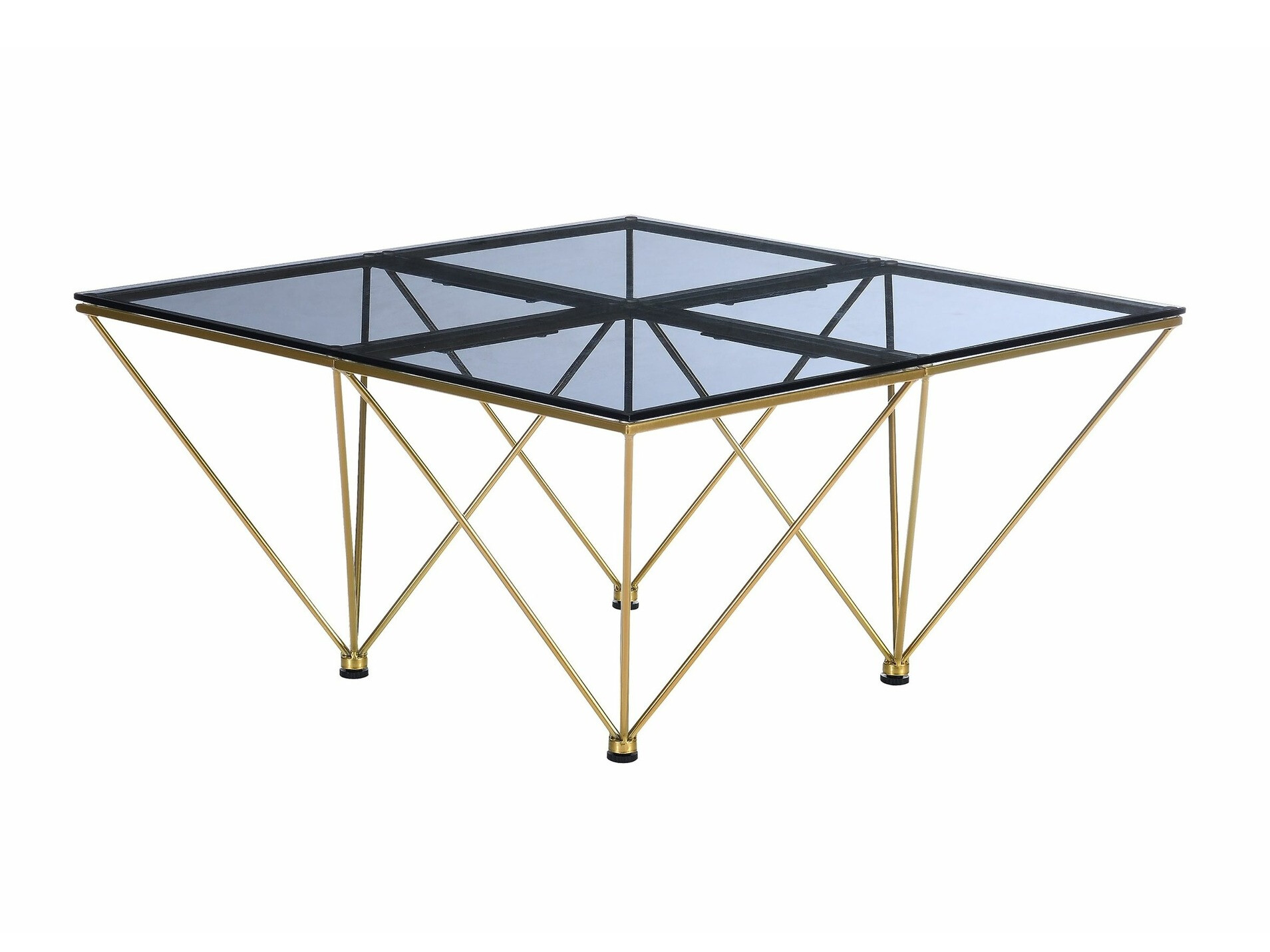 Mesa para revistas Riverton 777 (Preto + Dourado)