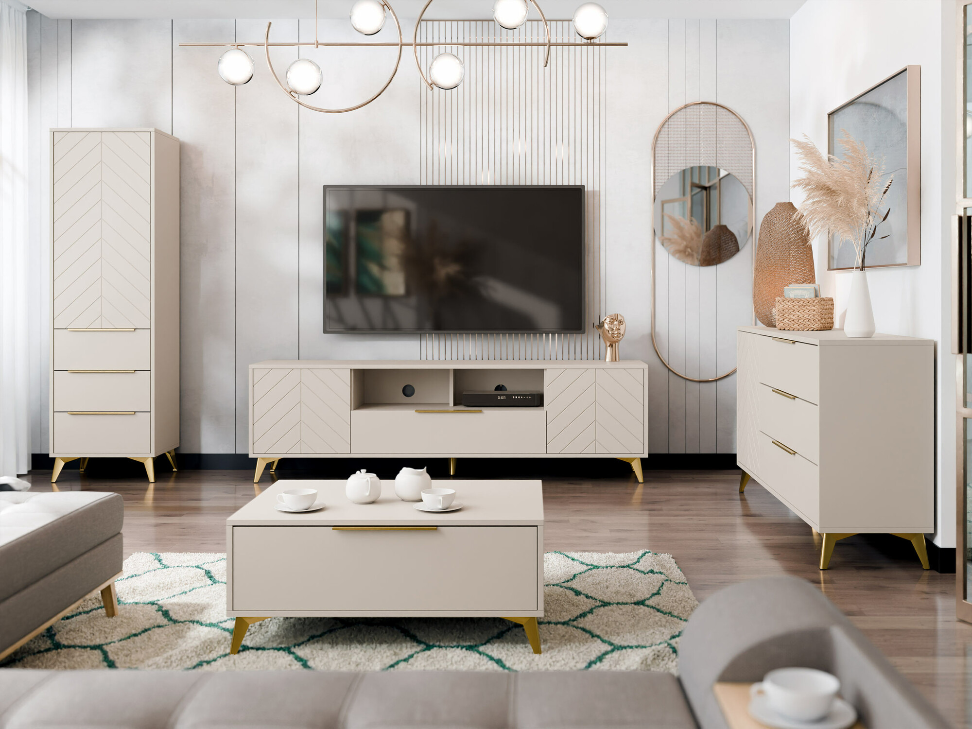 Conjunto para sala de estar Comfivo Citrus