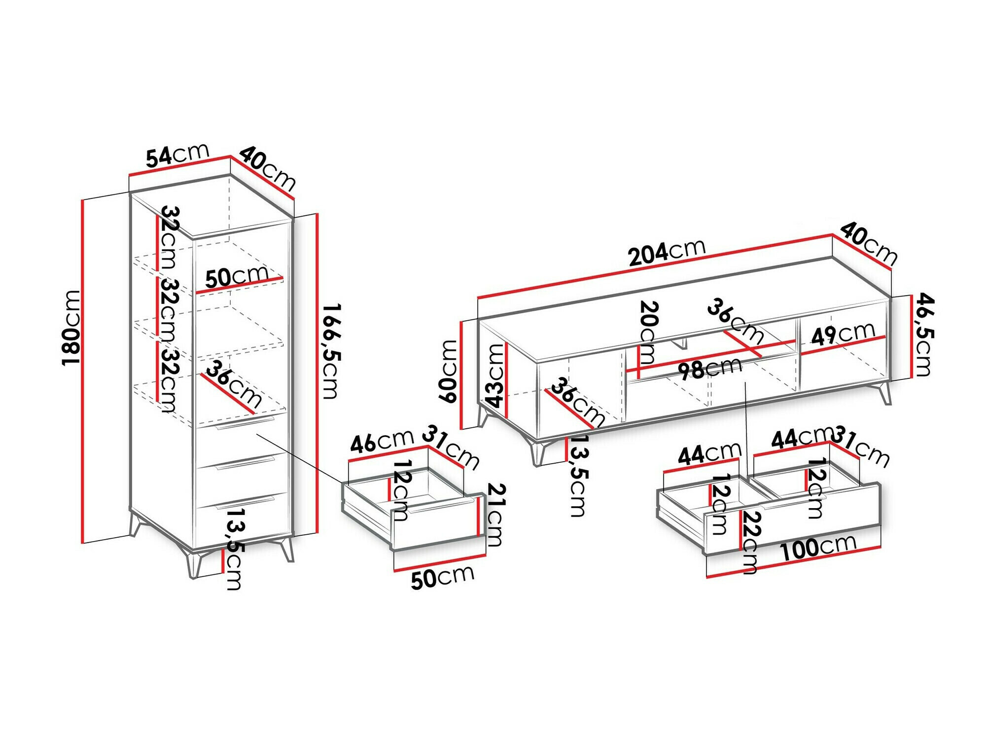 Conjunto para sala de estar Comfivo Citrus I
