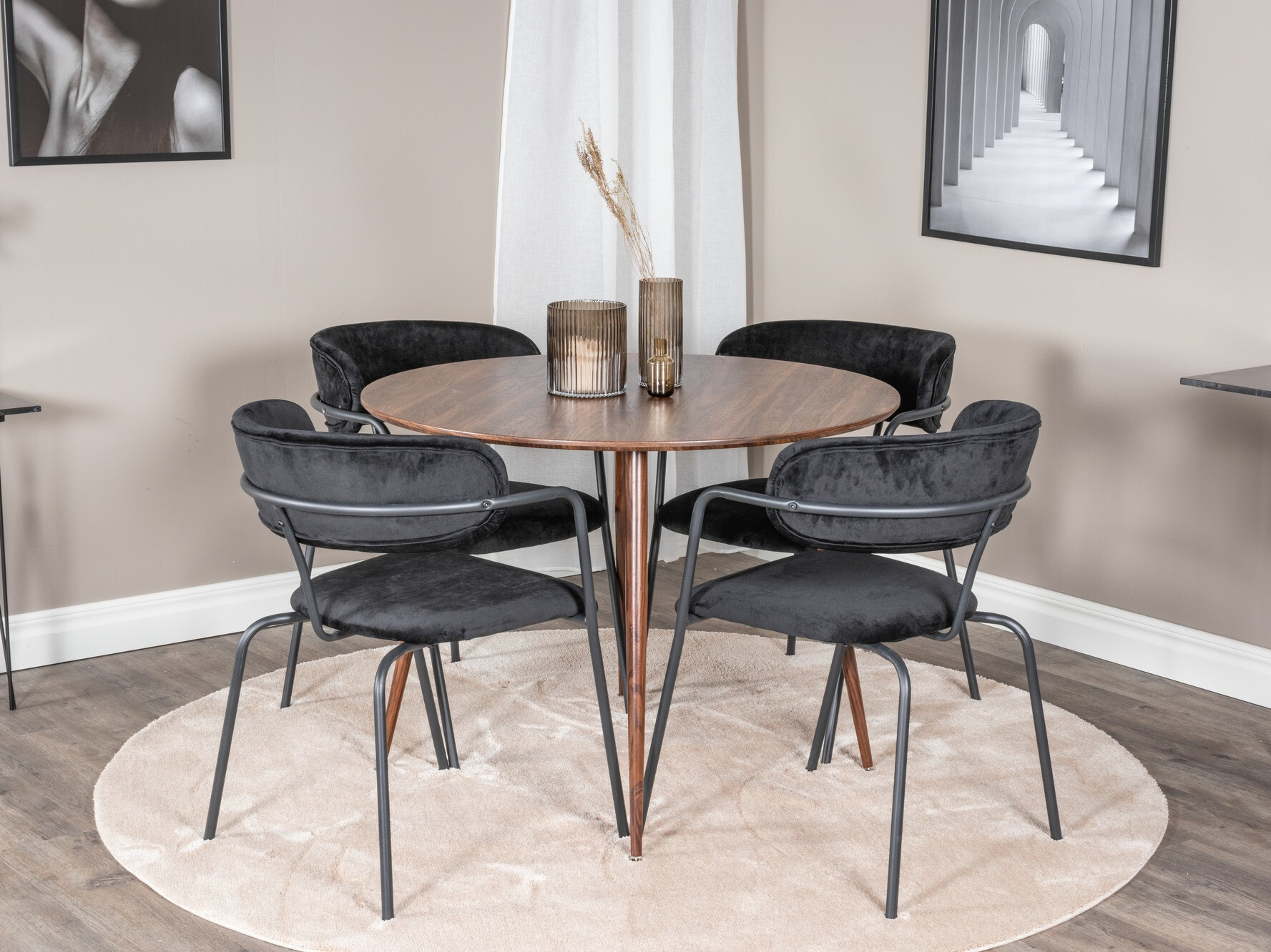 Conjunto para refeições Dallas 285 (Noz)