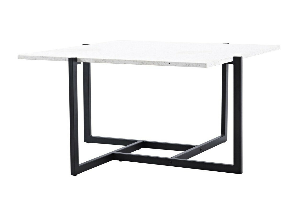 Mesa de centro Dallas 268 (Branco + Preto)