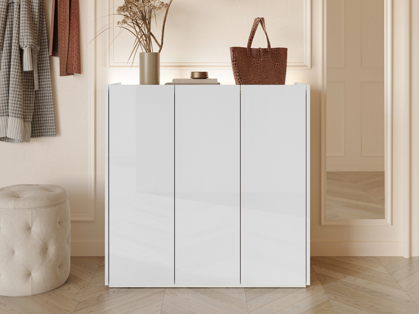 Aparador Fresno 149 (Branco brilhante)