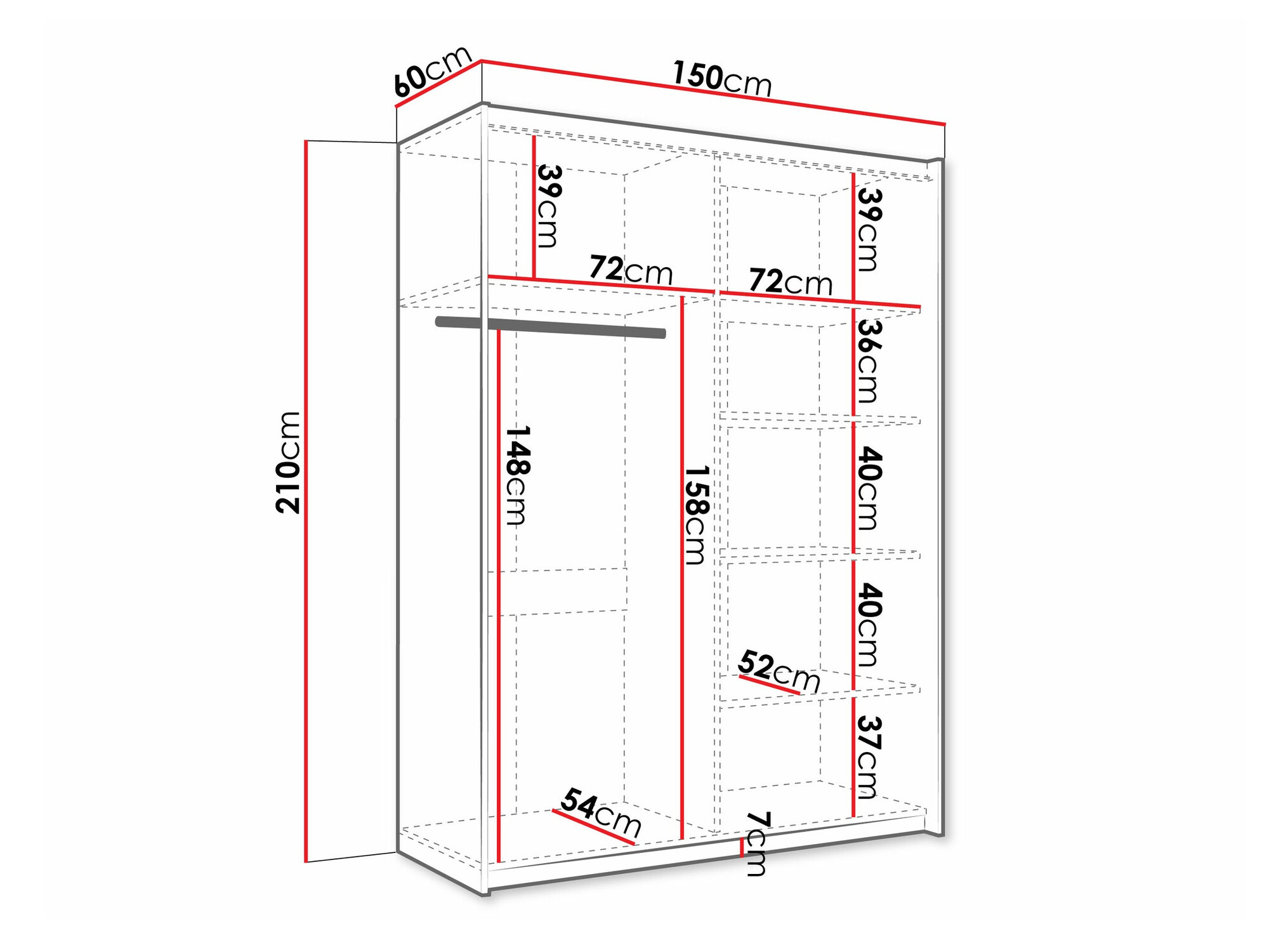 Roupeiro Comfivo Granium I