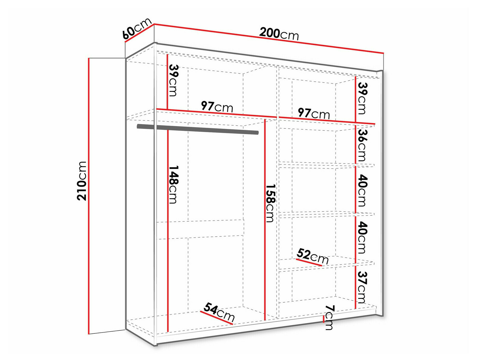 Roupeiro Comfivo Granium II