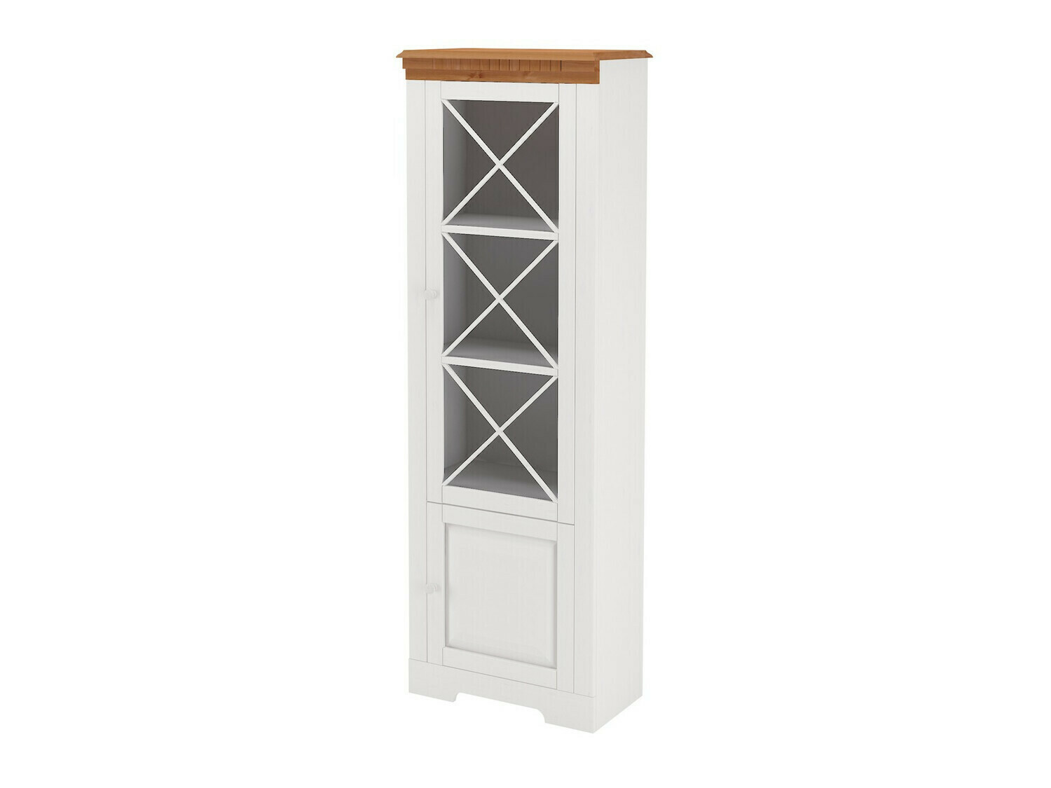 Conjunto para sala de estar Cavfelo 112 (Branco + Carvalho de mel)
