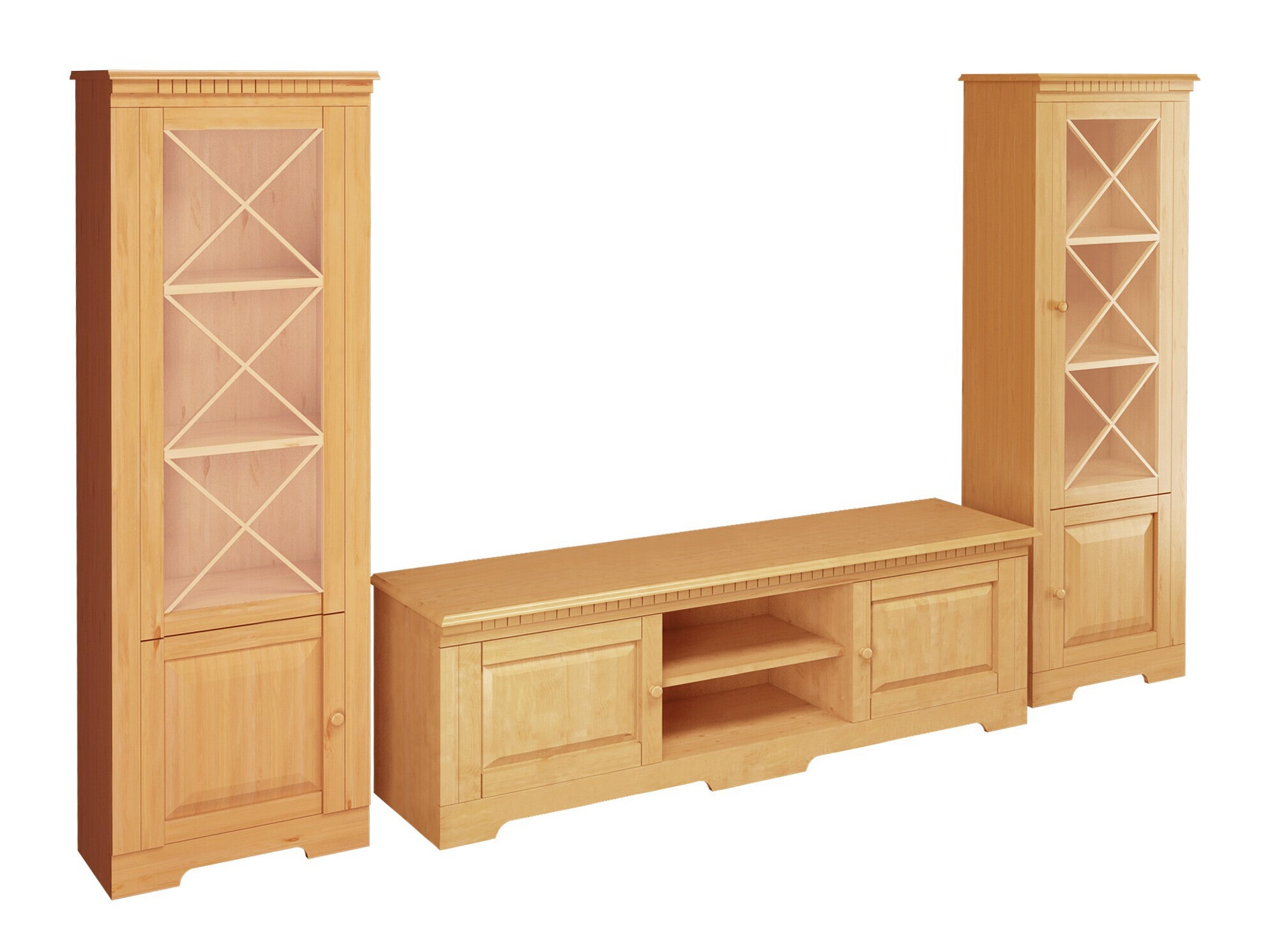 Conjunto para sala de estar Cavfelo 112 (Pinho)