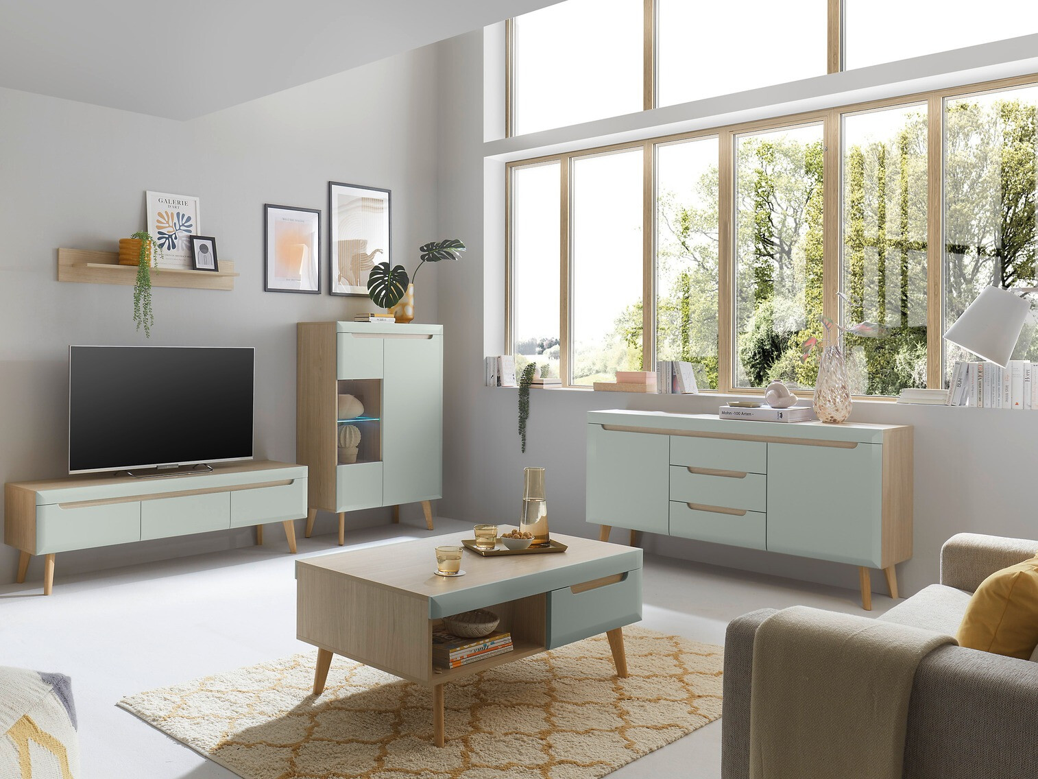 Mesa de centro Vircava 107 (Verde claro)