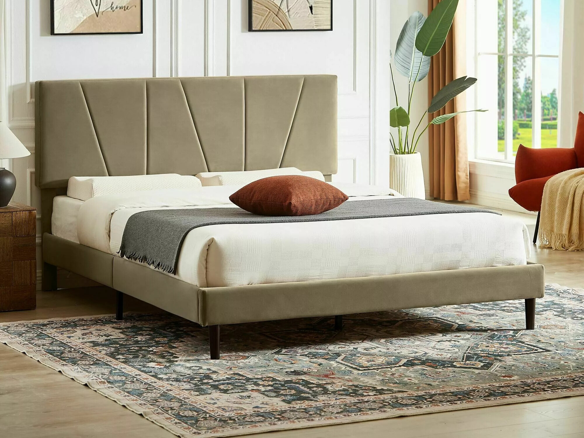 Cama Detroit 419 (Bege)