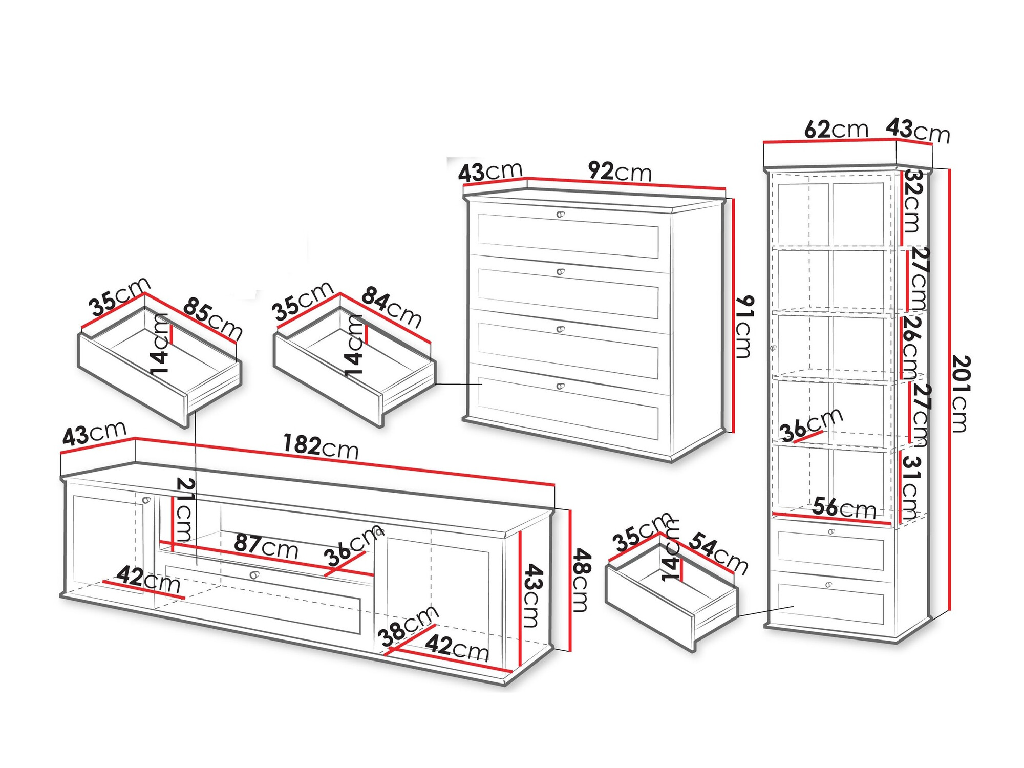 Conjunto para sala de estar Comfivo Custos