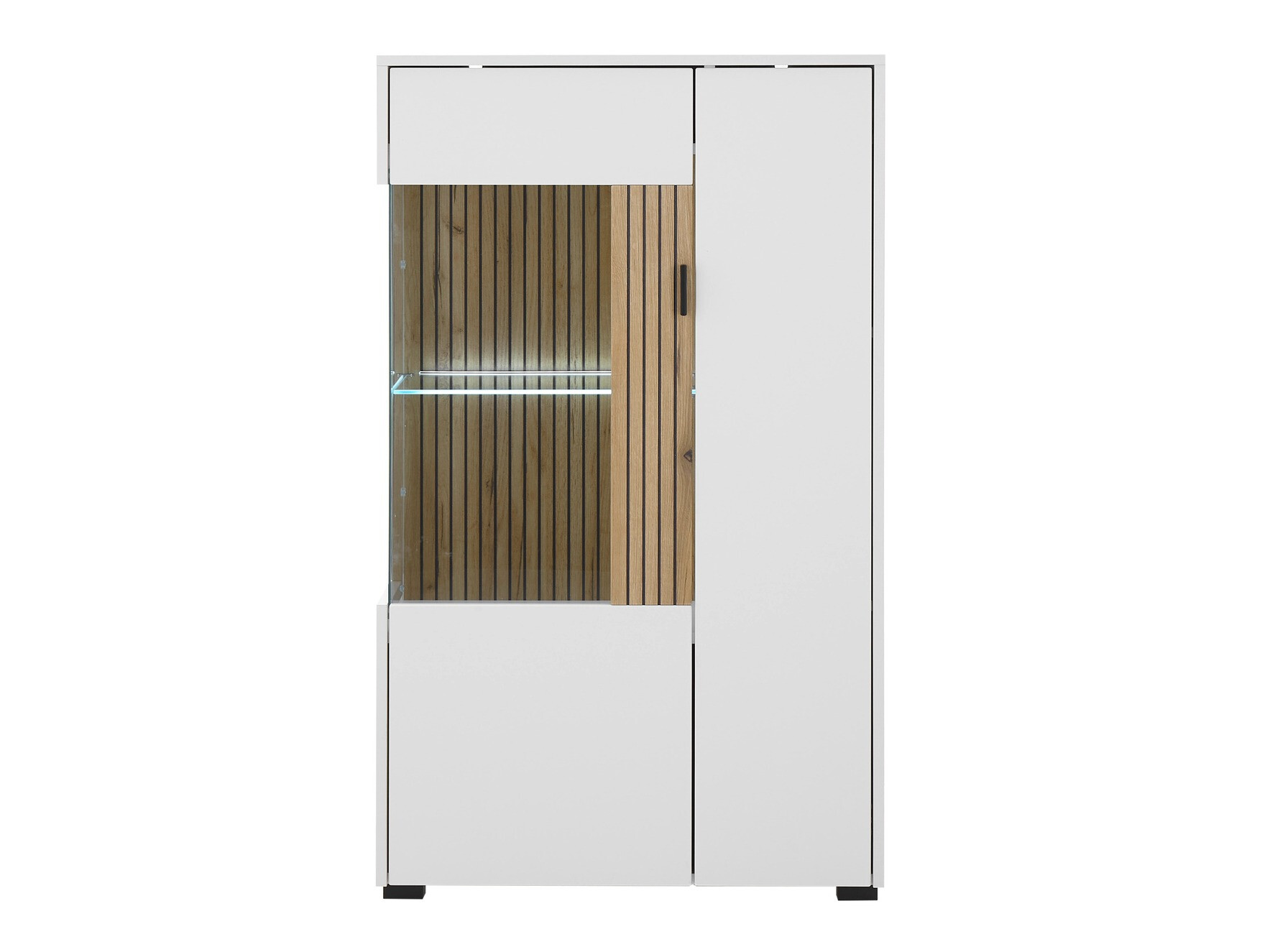 Aparador Belmelu 102 (Branco + Carvalho)