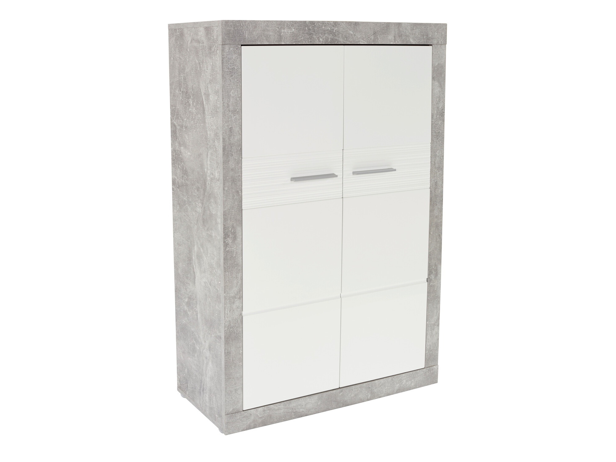 Aparador Romfera 104 (Branco + Cinzento)