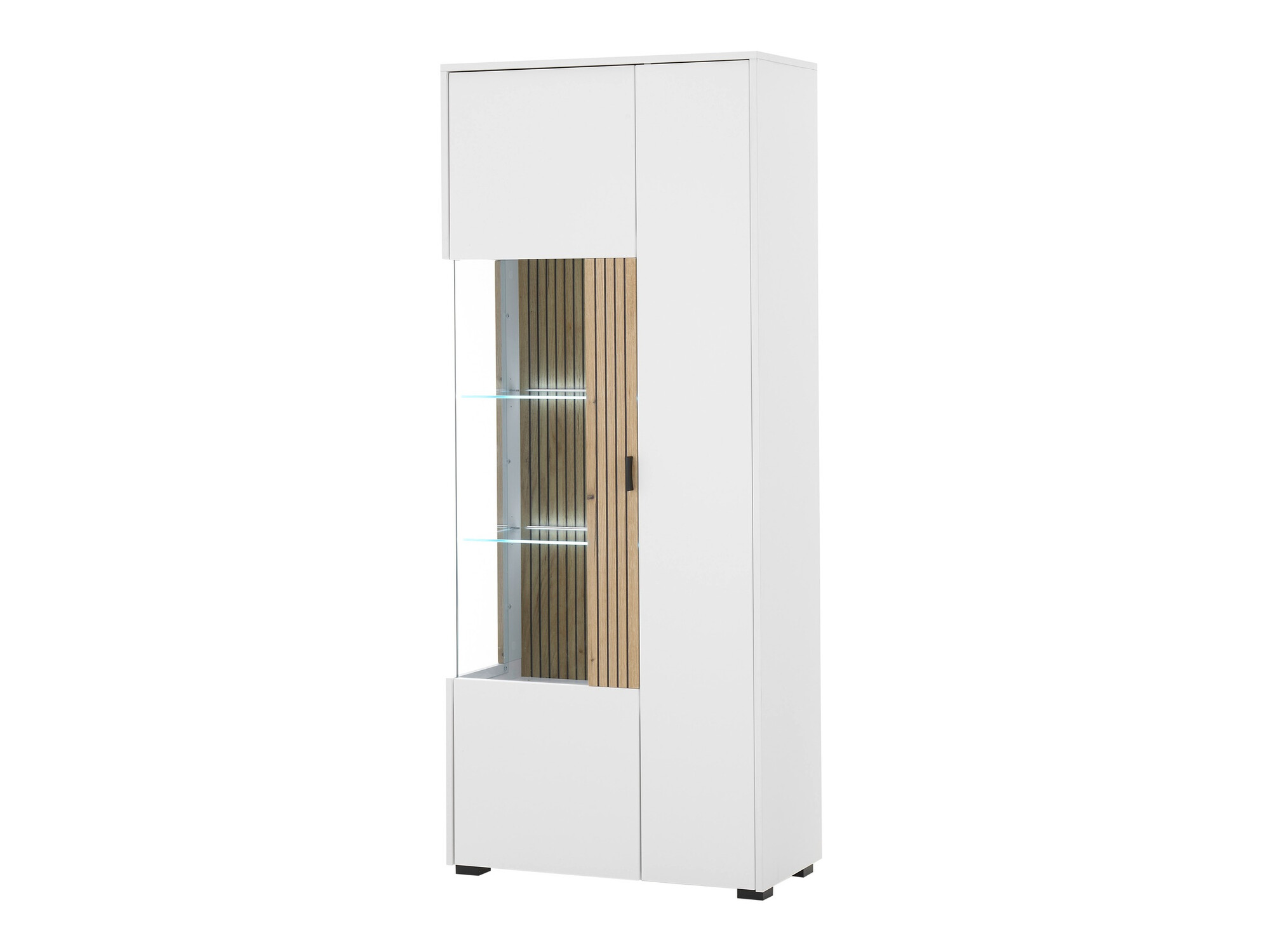Estante Belmelu 103 (Branco + Carvalho)