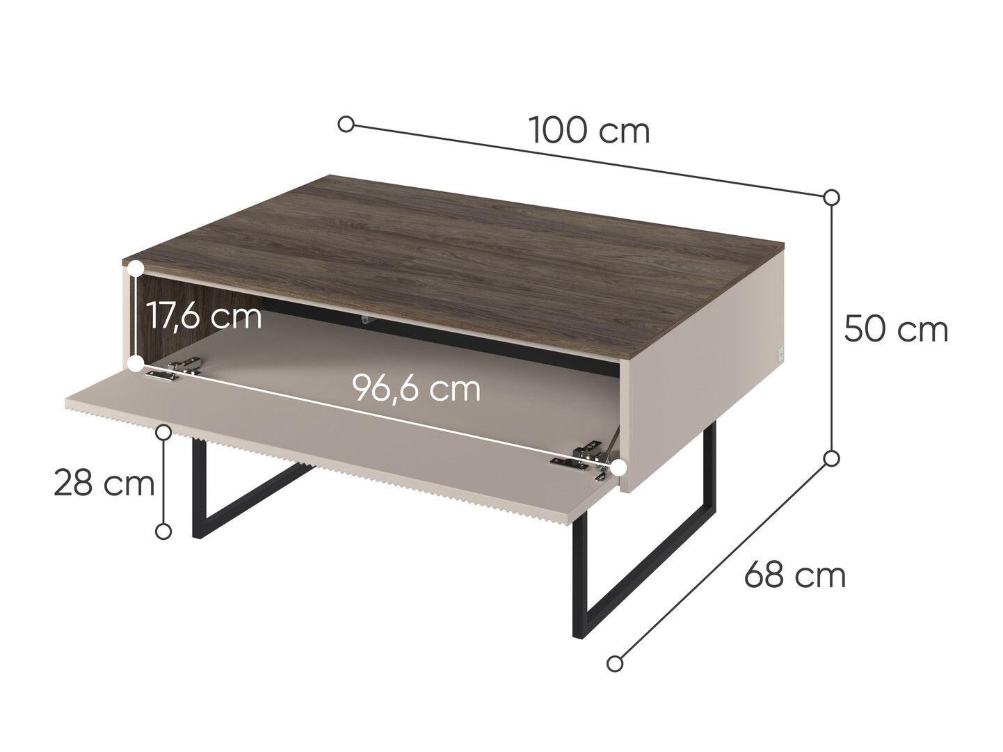 Mesa de centro Elbtei 106