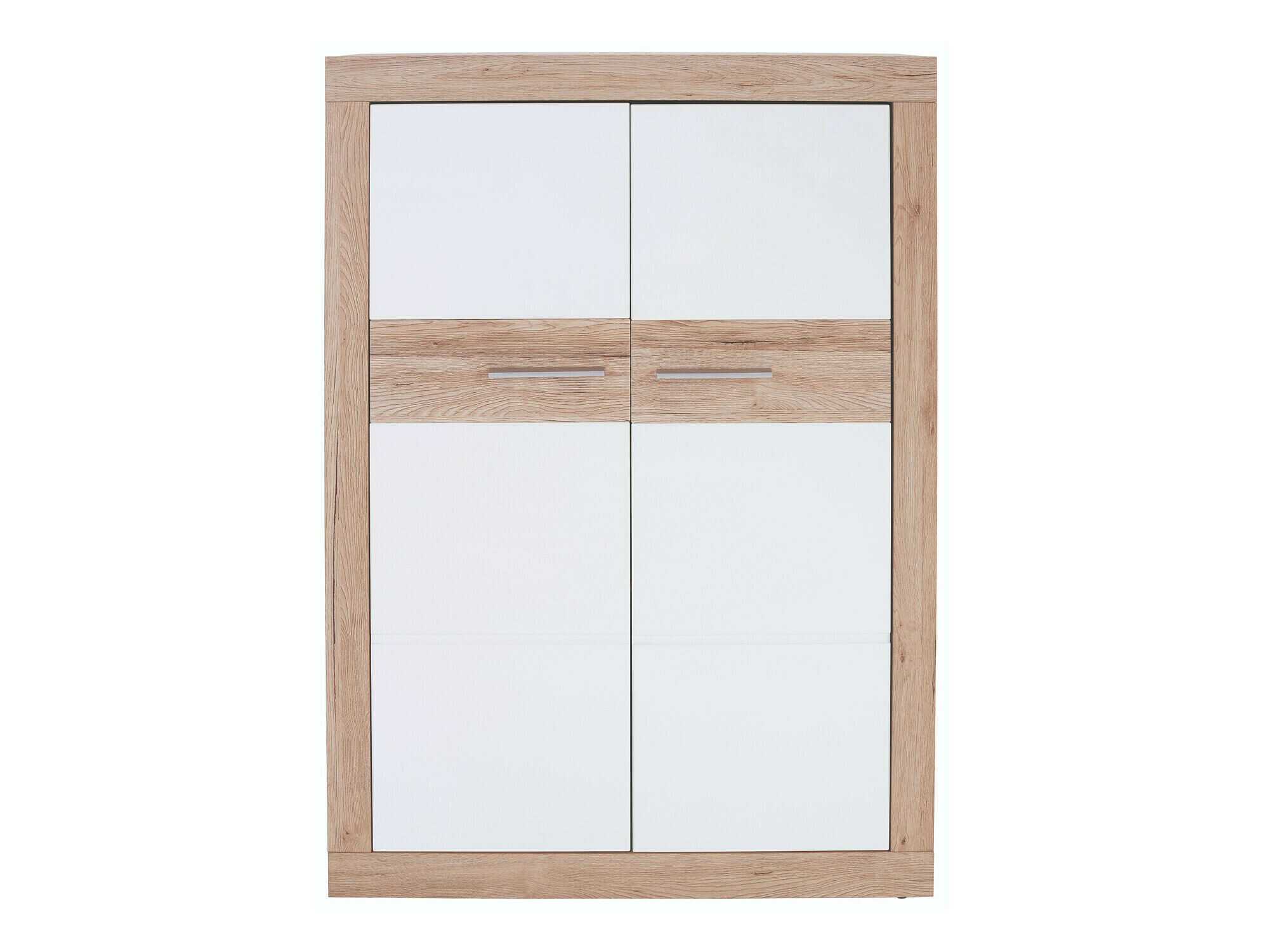 Conjunto para sala de estar Romfera 115 (Carvalho de san remo + Branco)