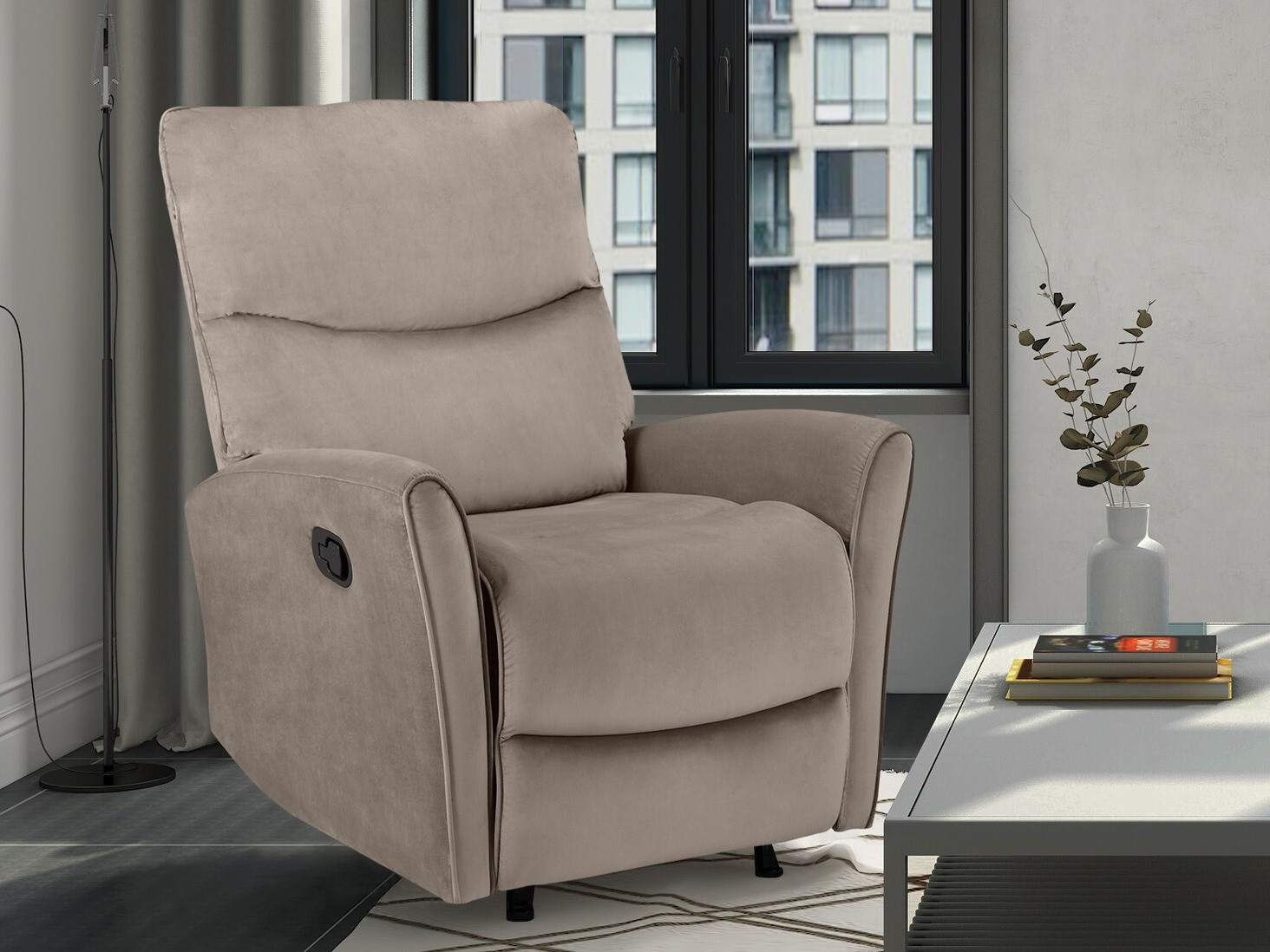 Poltrona reclinável Denton 1346 (Taupe)