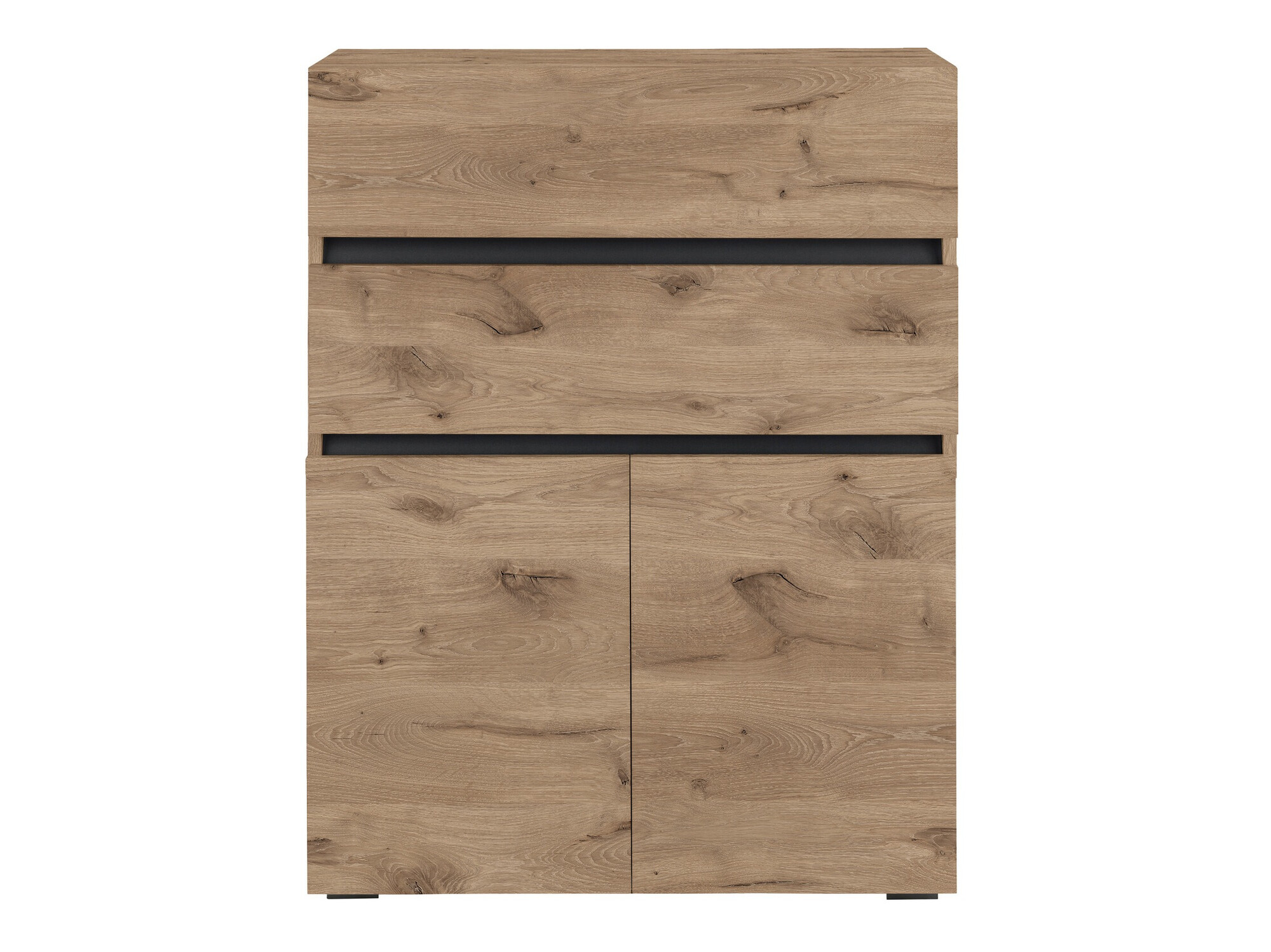 Armário de casa de banho de chão para lavatório Soncamu 101 (Carvalho)