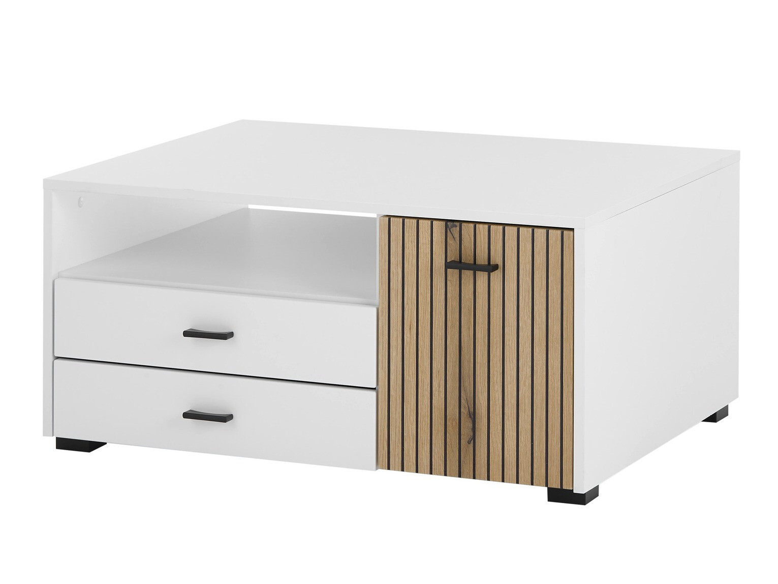 Mesa de centro Belmelu 109 (Branco + Carvalho)