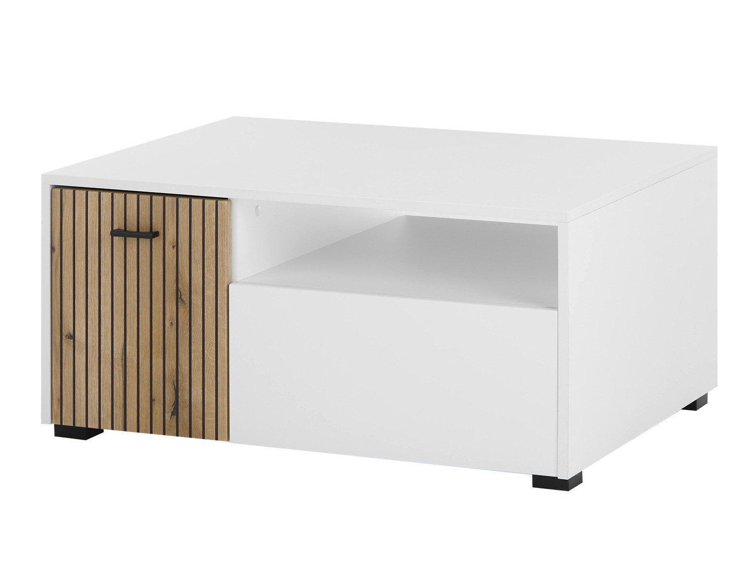 Mesa de centro Belmelu 109 (Branco + Carvalho)
