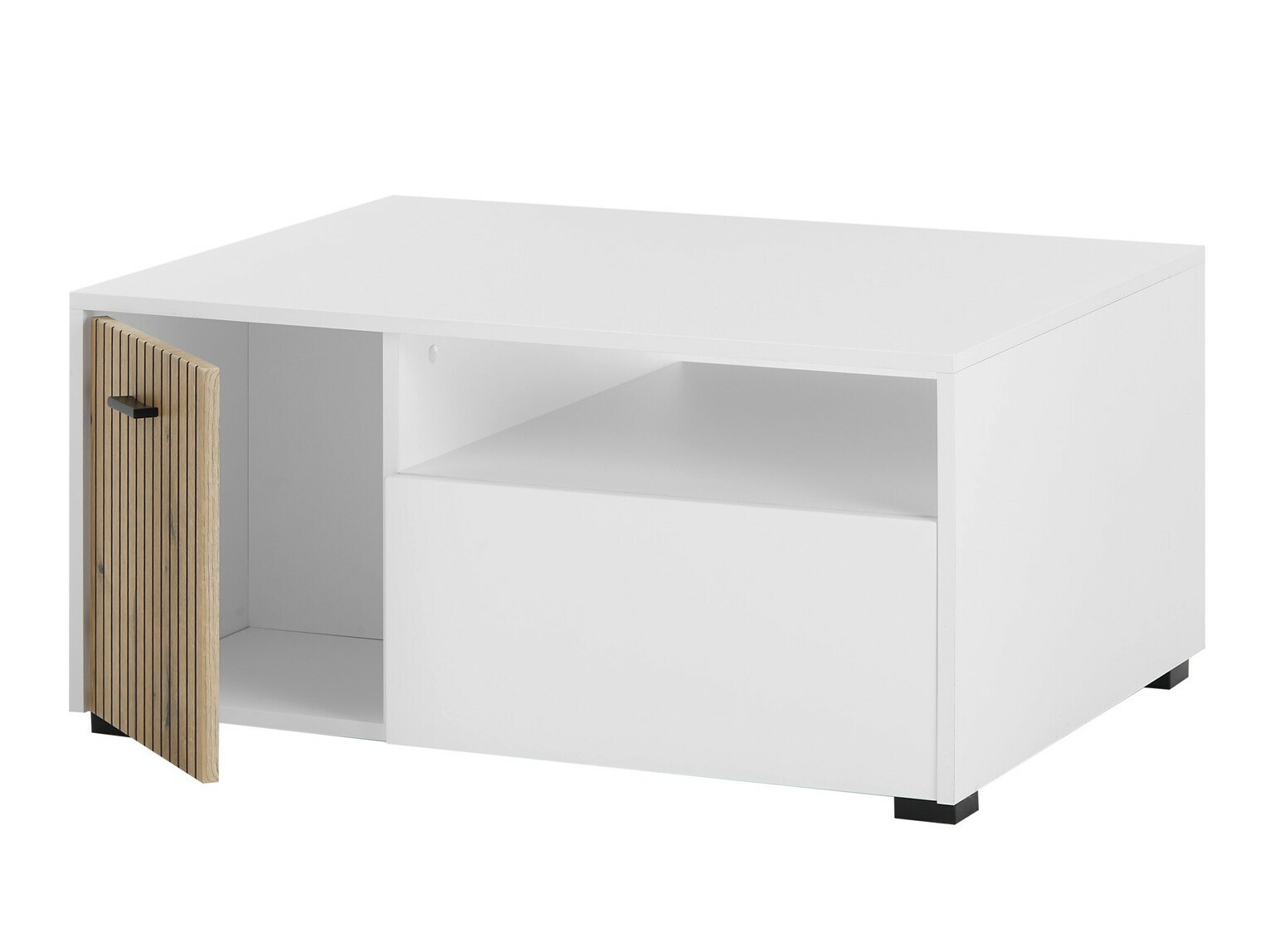 Mesa de centro Belmelu 109 (Branco + Carvalho)