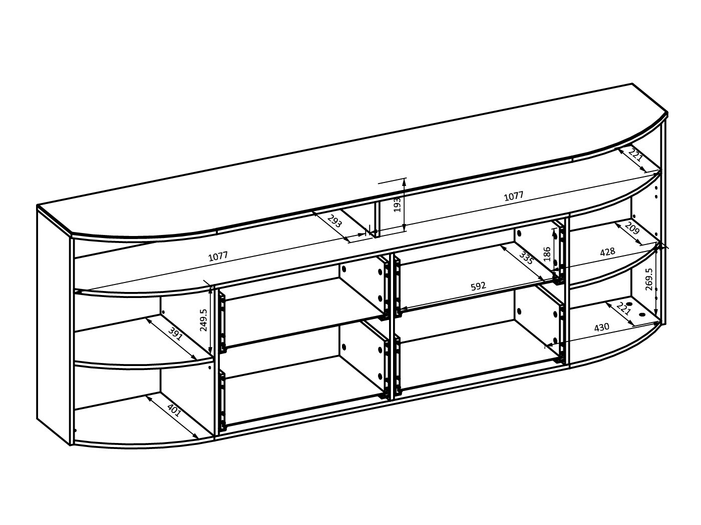 Móvel de TV Tenelmo 113